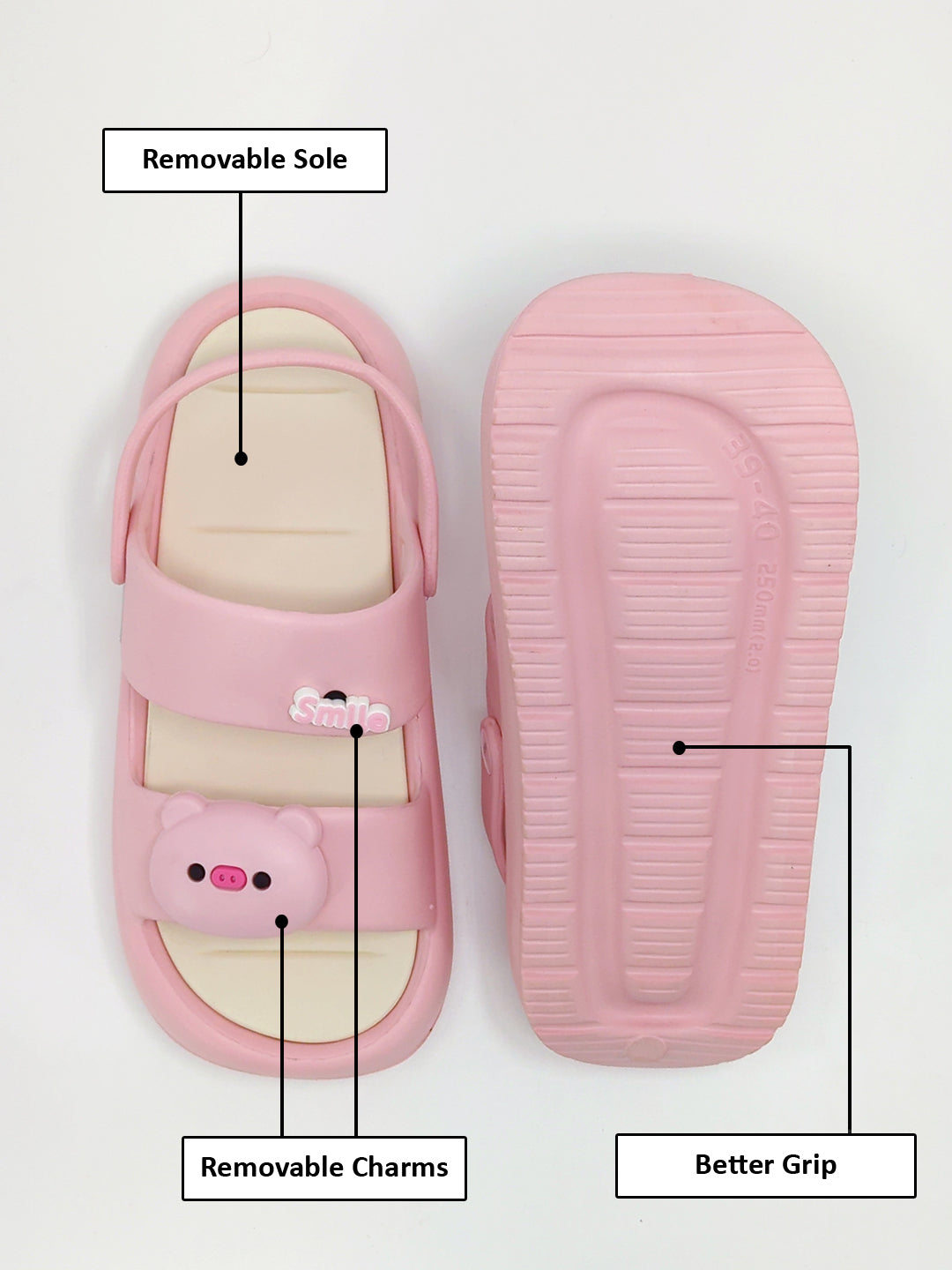 Adorable Piggy clogs for Women | Pink