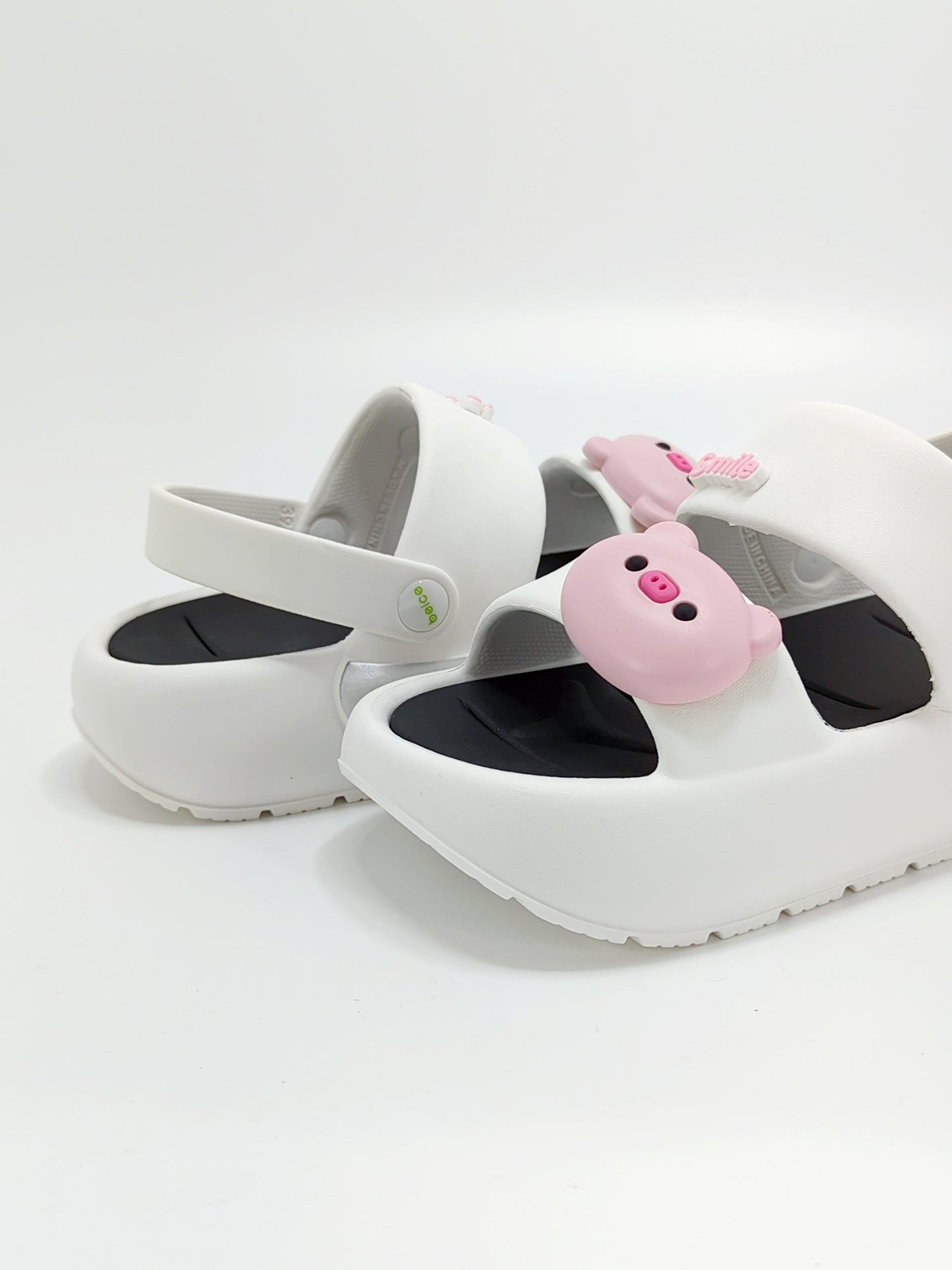 Adorable Piggy clogs for Women | White