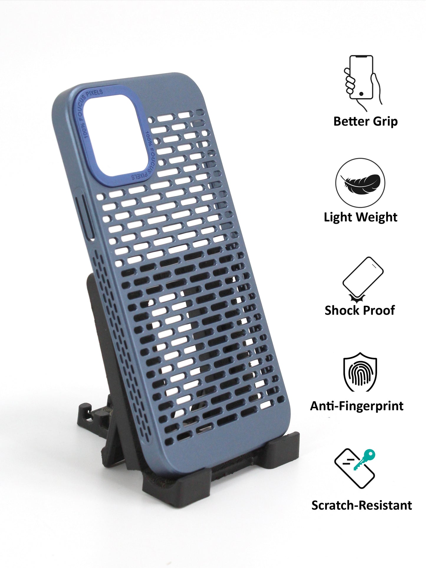 IPhone Premium Soft Polycarbonate Case/Cover | Blue Colour