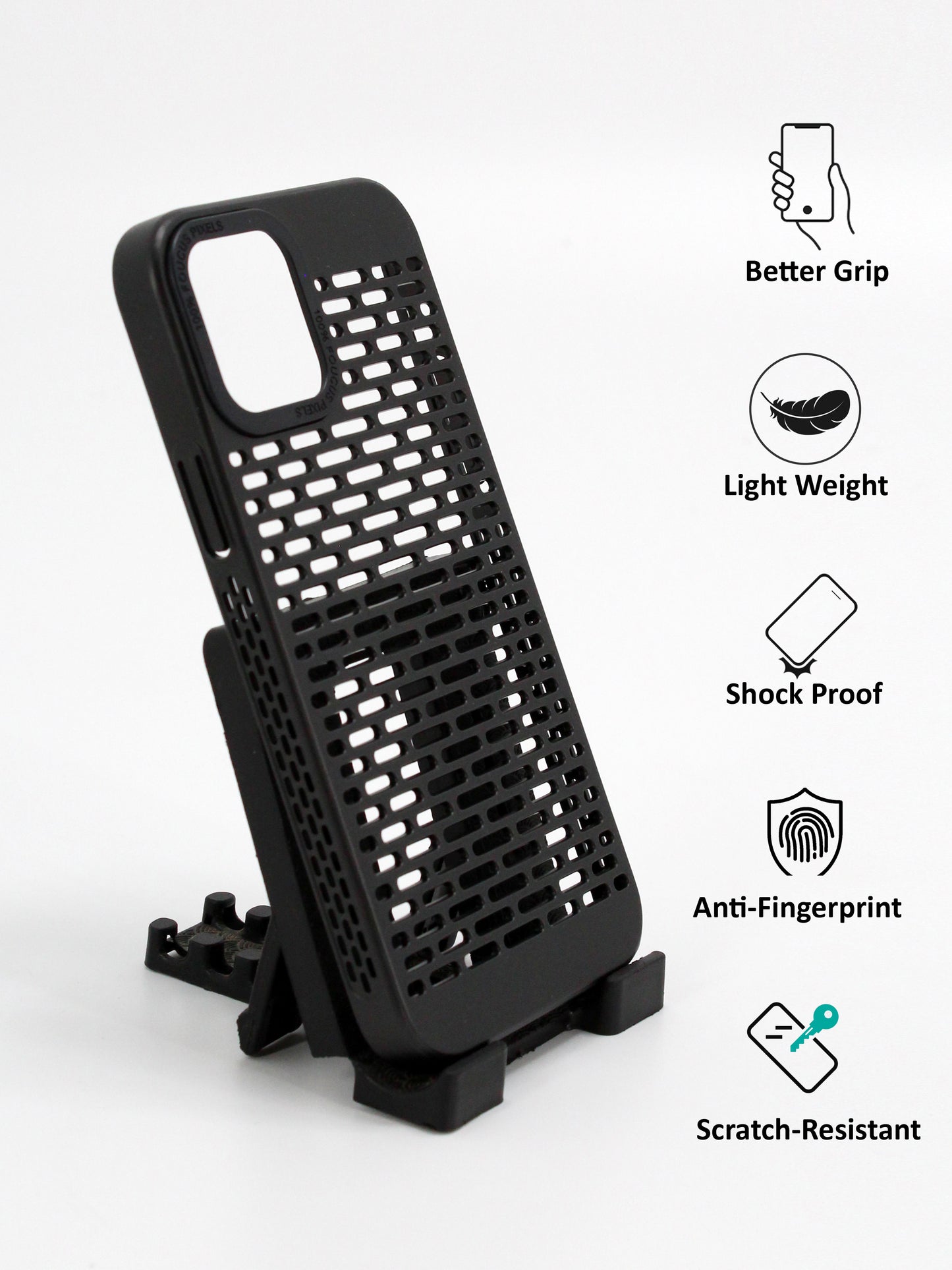 IPhone Premium Soft Polycarbonate Case/Cover | Black Colour