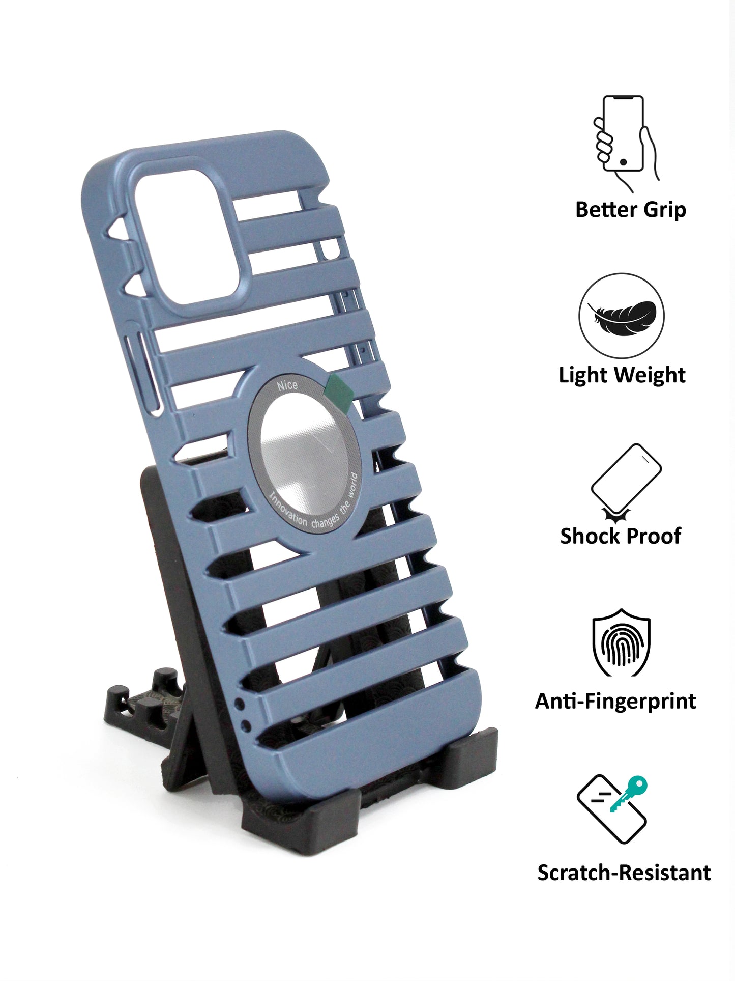 IPhone Premium Soft Polycarbonate Case/Cover | Blue Colour