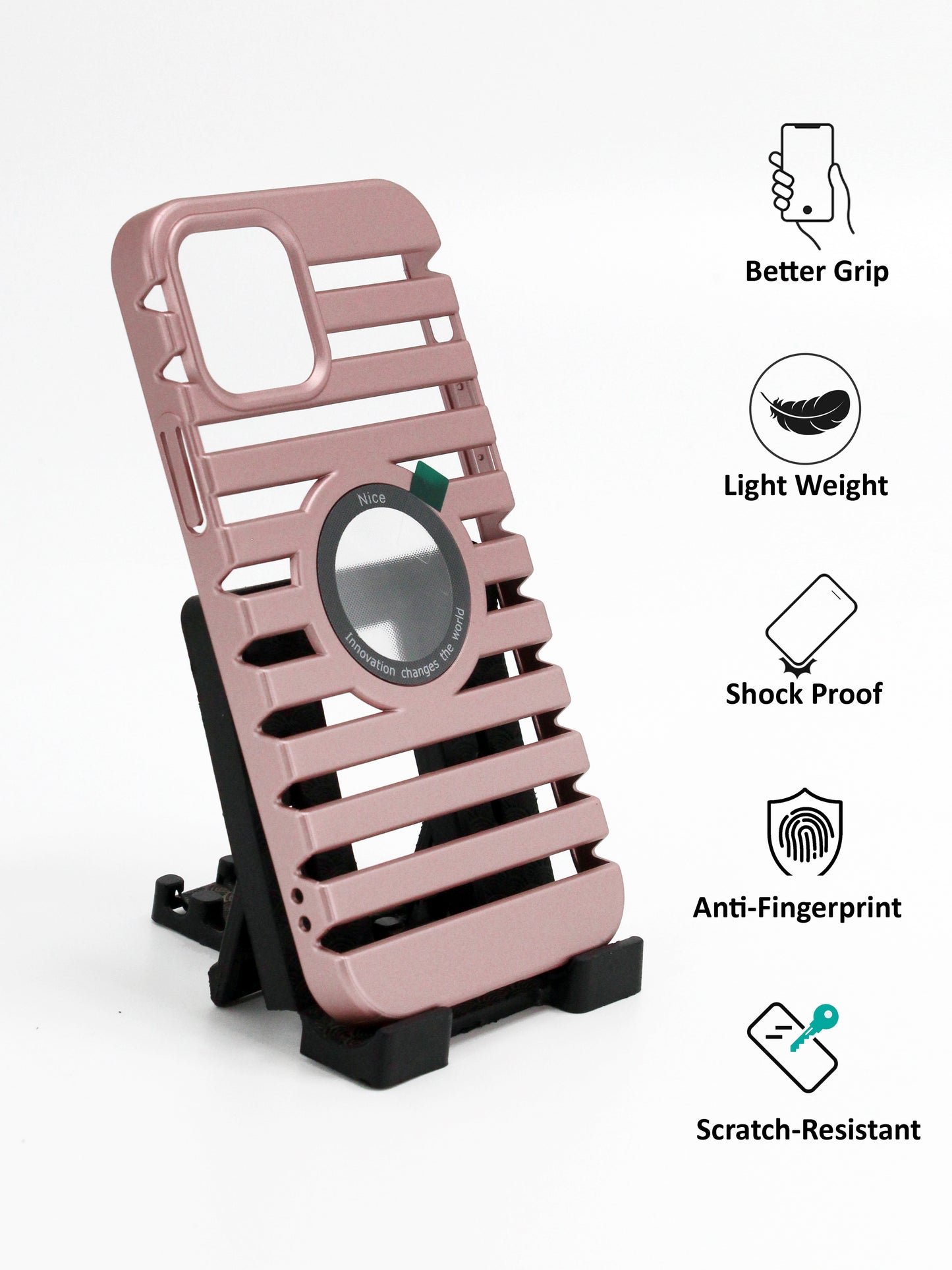 IPhone Premium Soft Polycarbonate Case/Cover | Pink Colour