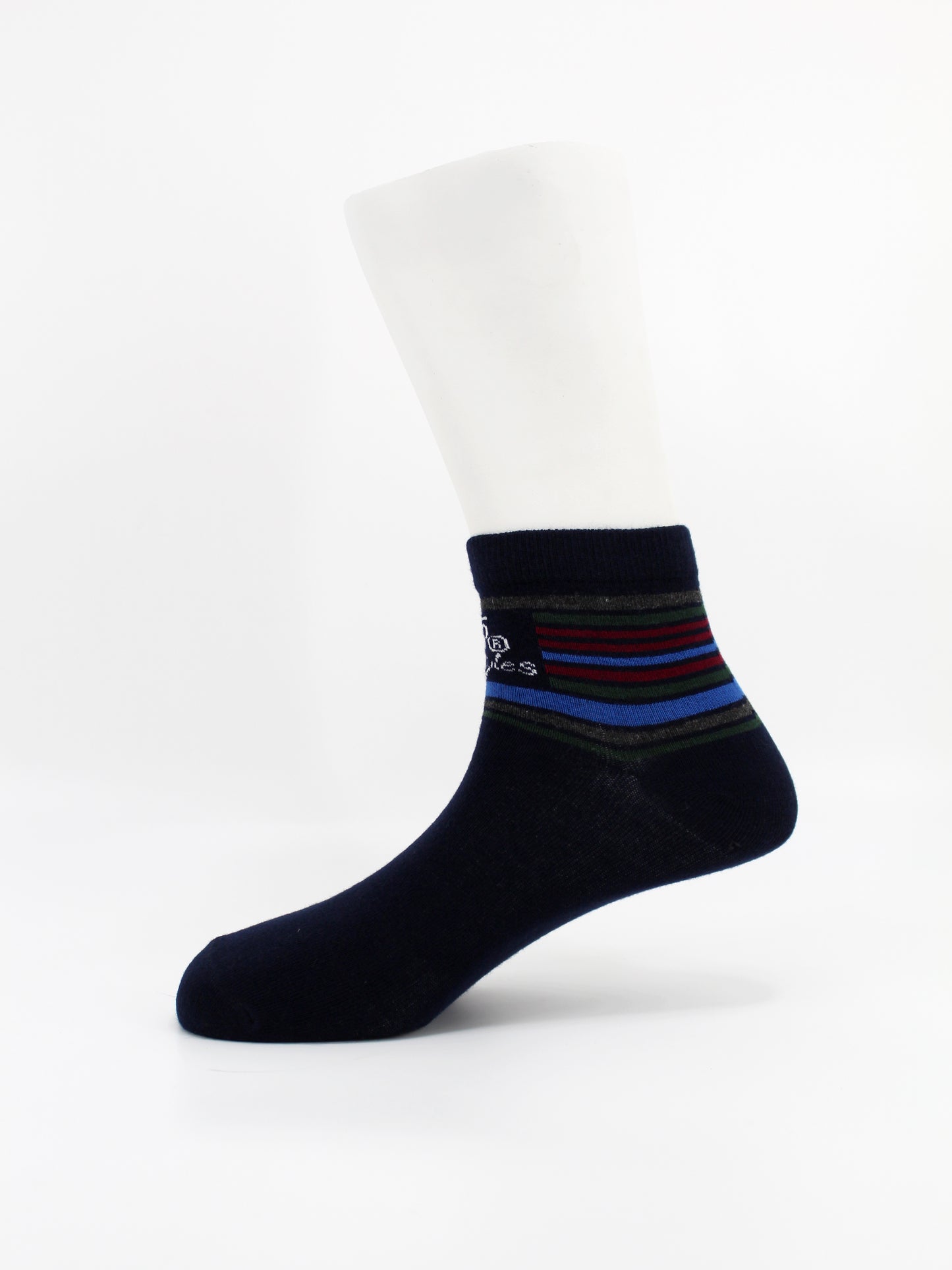 Unisex Cotton Ankle Socks | Navy Color - Pack of 3