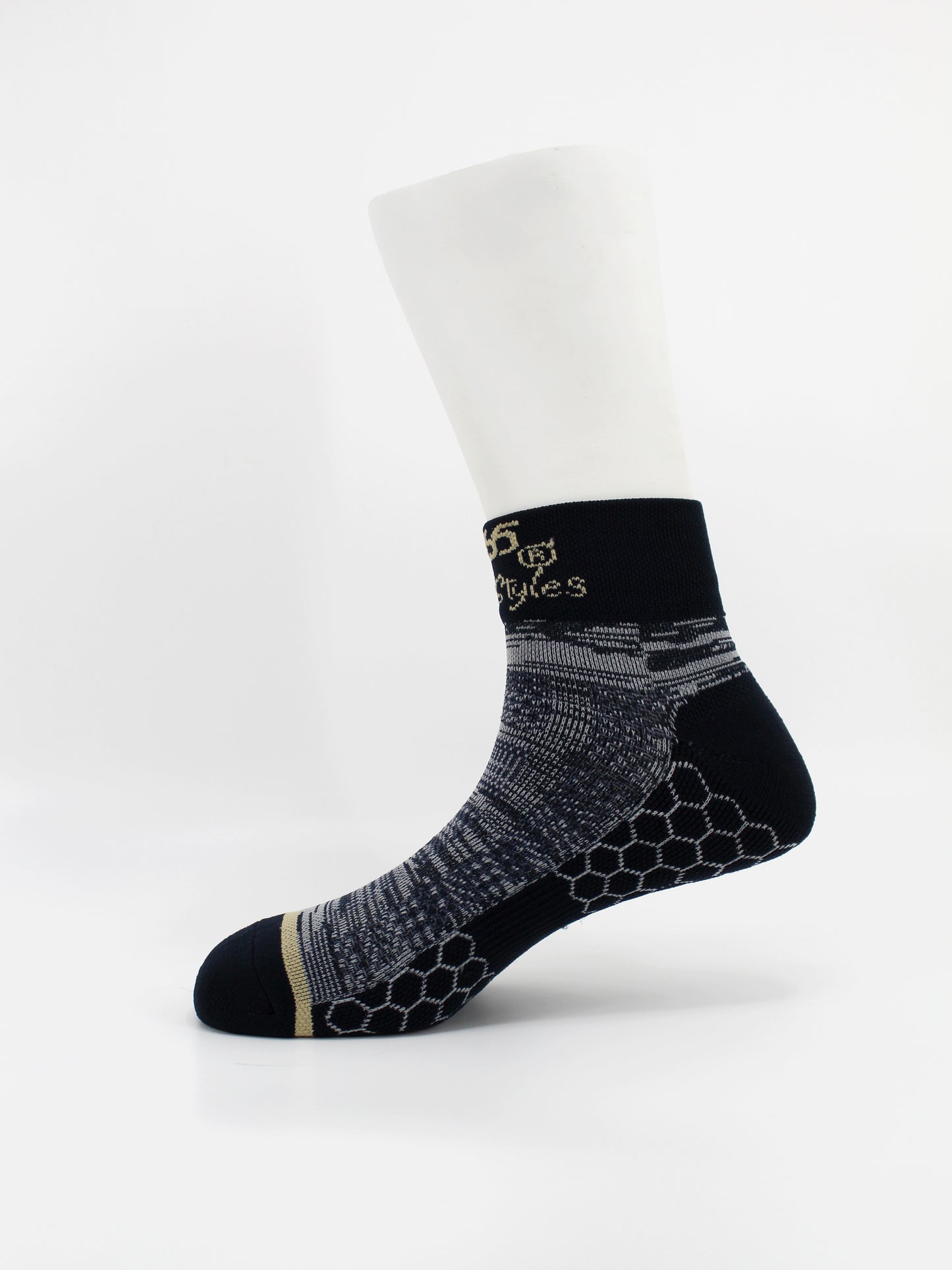 Unisex Cotton Terry Ankle Socks | Black - Pack of 3