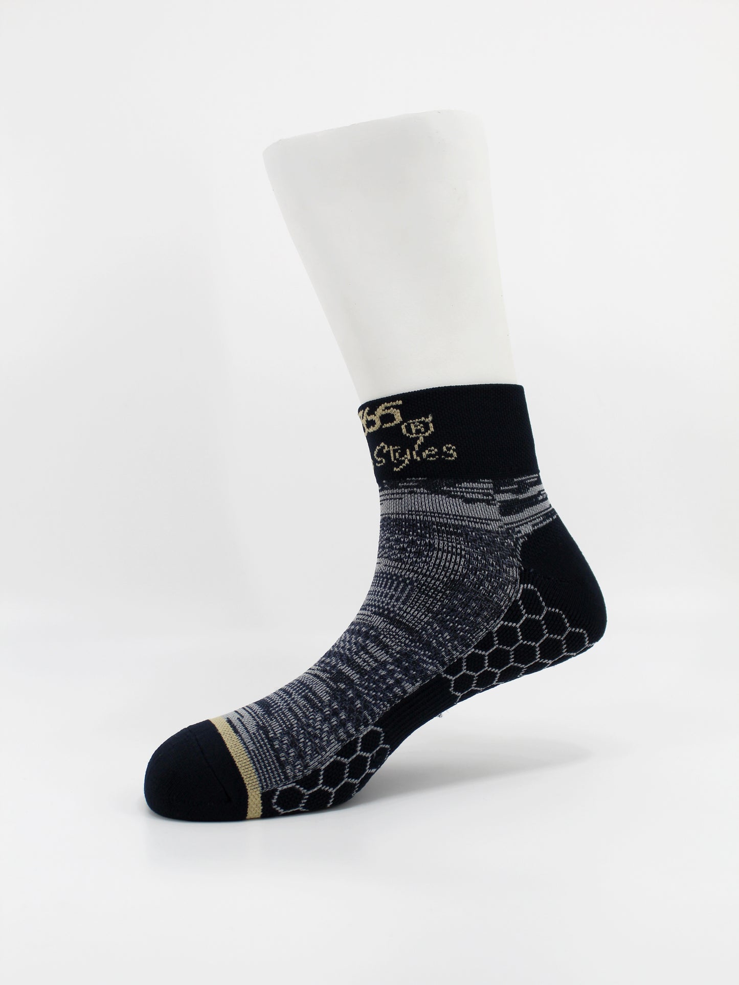 Unisex Cotton Terry Ankle Socks | Black - Pack of 3