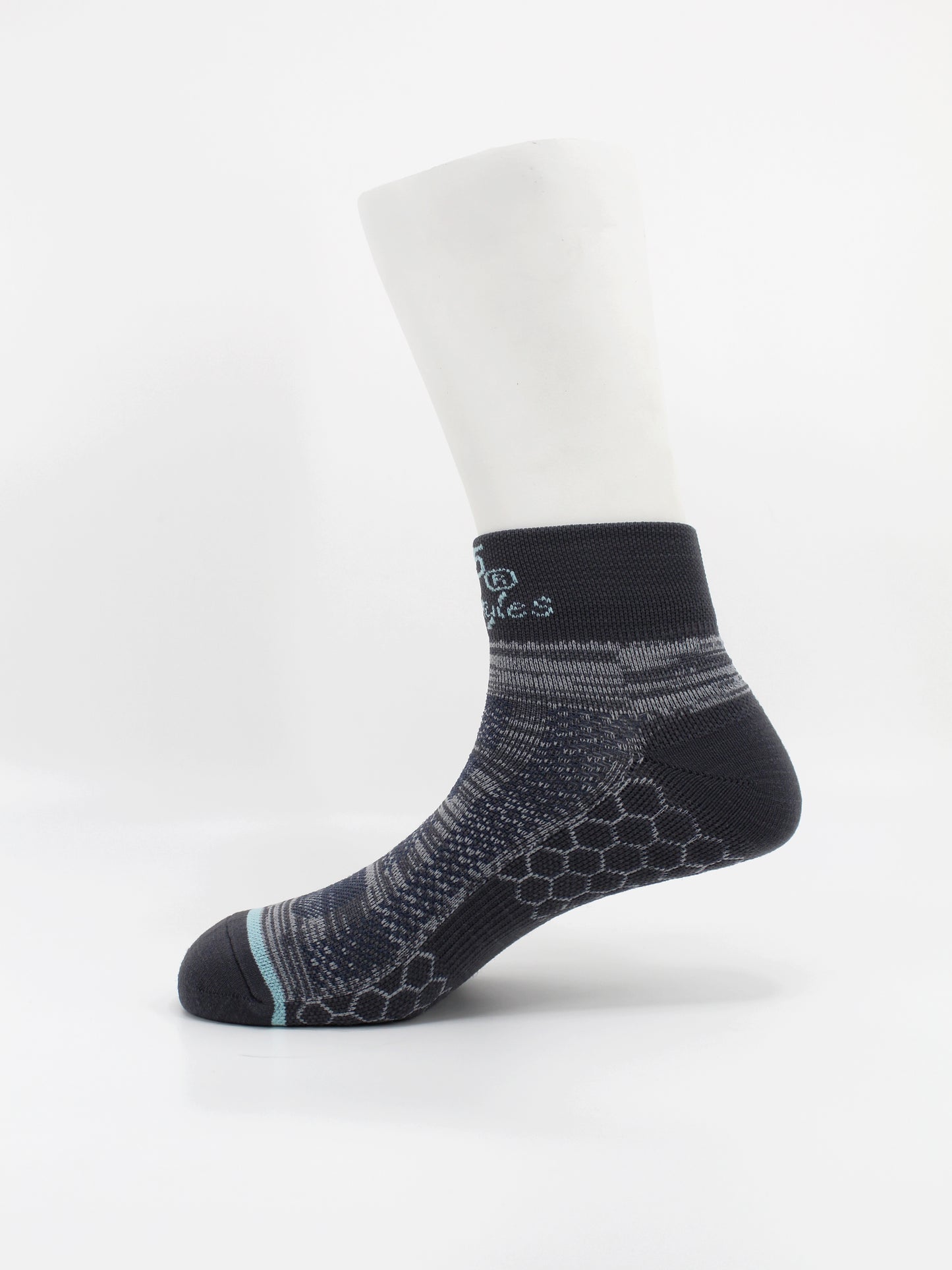 Unisex Cotton Terry Ankle Socks | Grey Color - Pack of 3