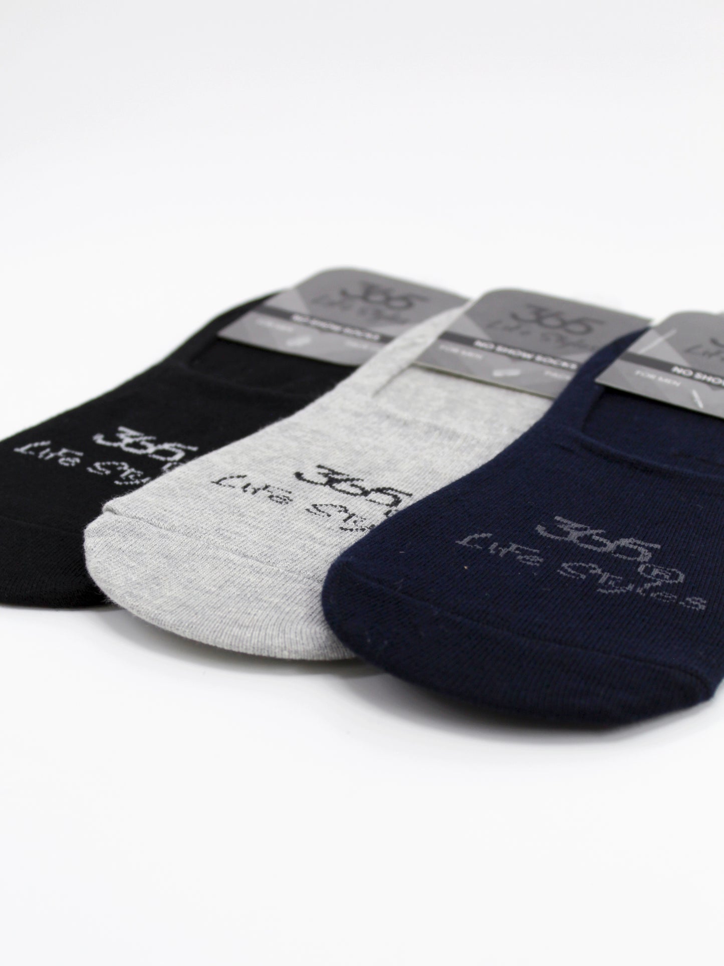 Unisex Cotton No-show Socks | Multi Color - Pack of 3