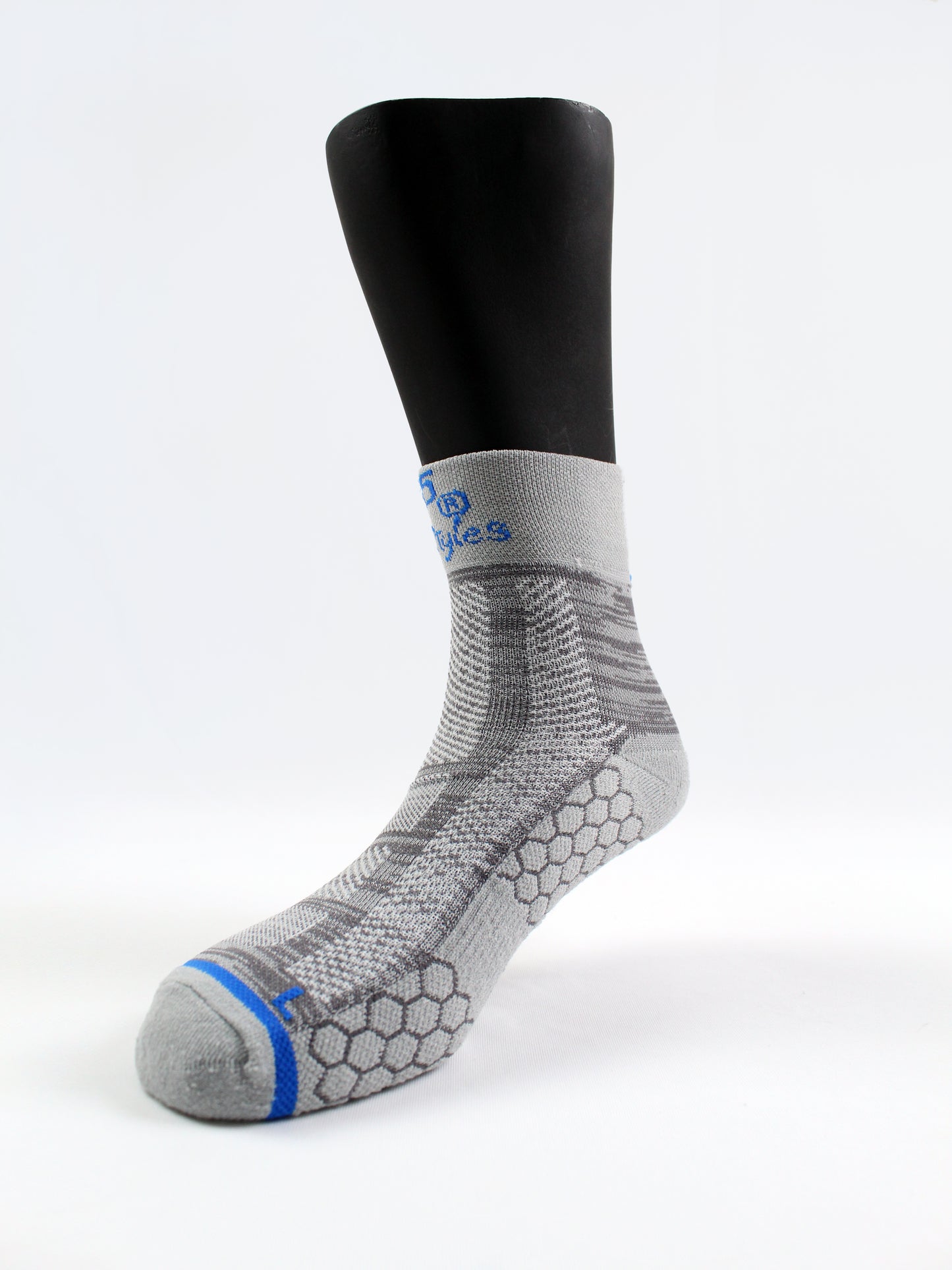 Unisex Cotton Full Length Socks | Lt.Grey Color - Pack of 3