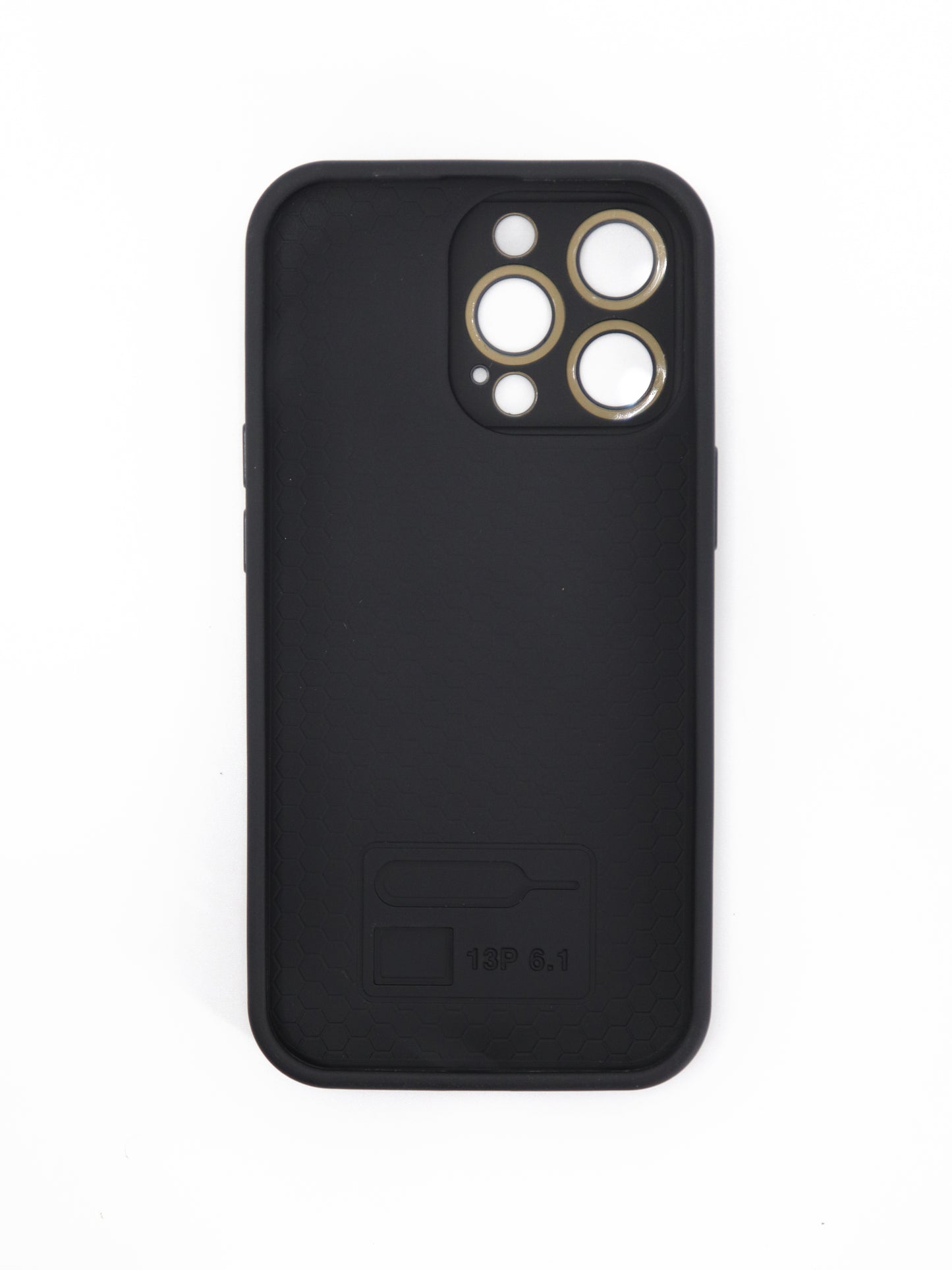 IPhone Premium Soft Polycarbonate Case/Cover | Ring Stand, Black Colour