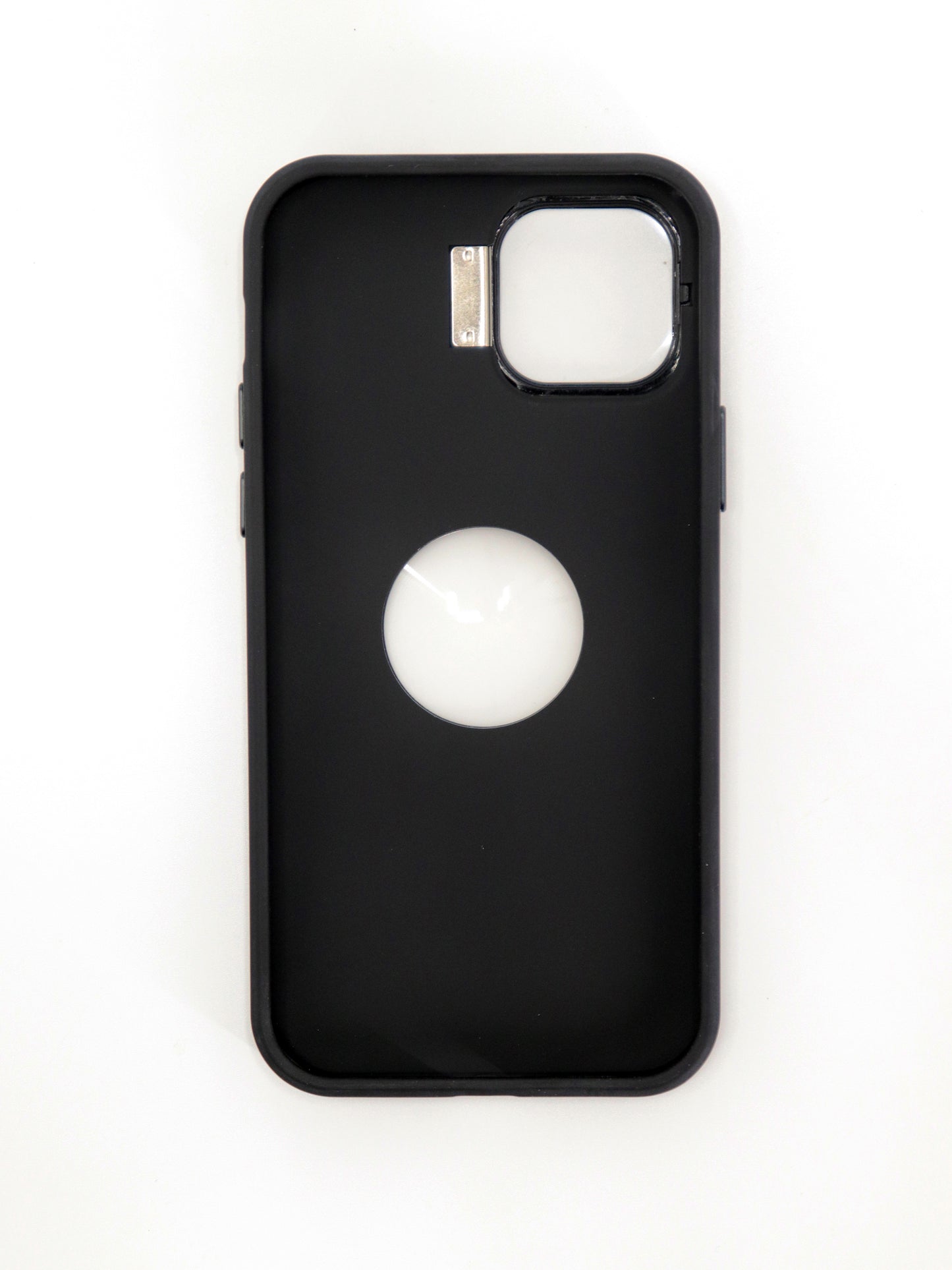 IPhone Premium Soft Polycarbonate Case/Cover | Magsafe Wireless Magnetic Support | Ring Stand, Black Color