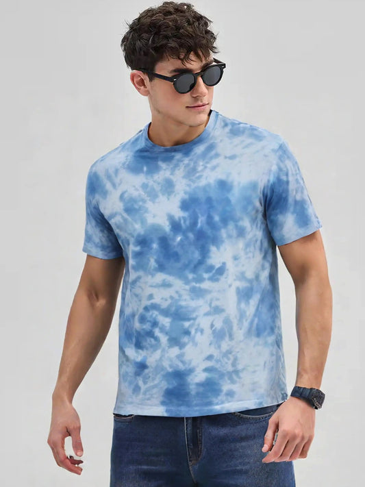 Classic Blue Tie-Dye T-Shirt