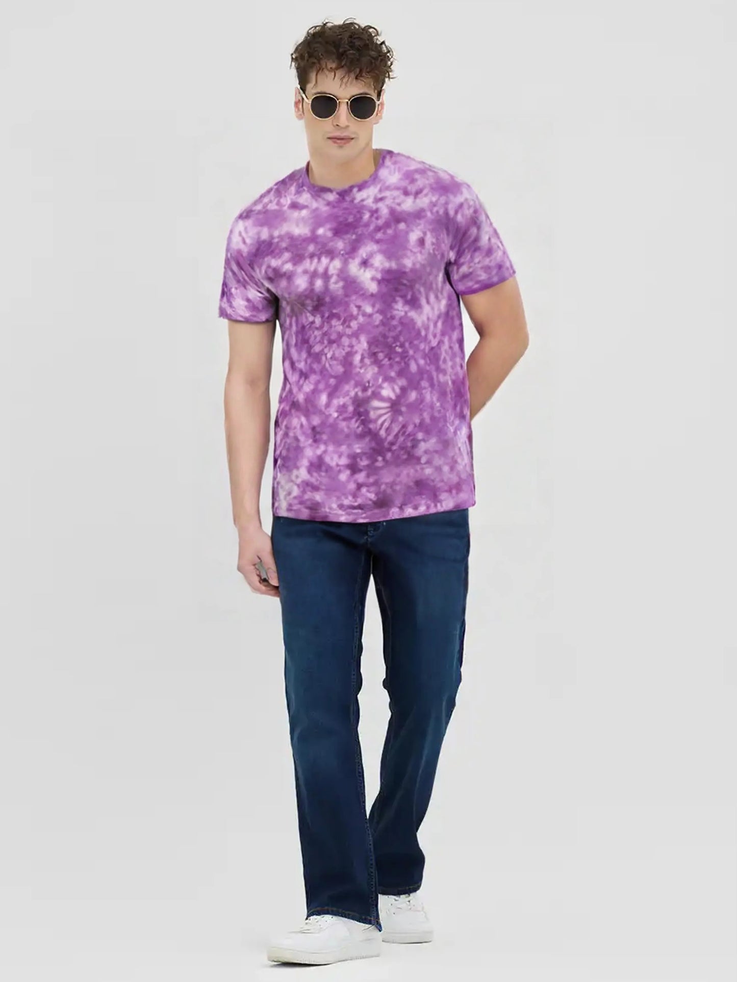 Classic Magenta Tie-Dye T-Shirt