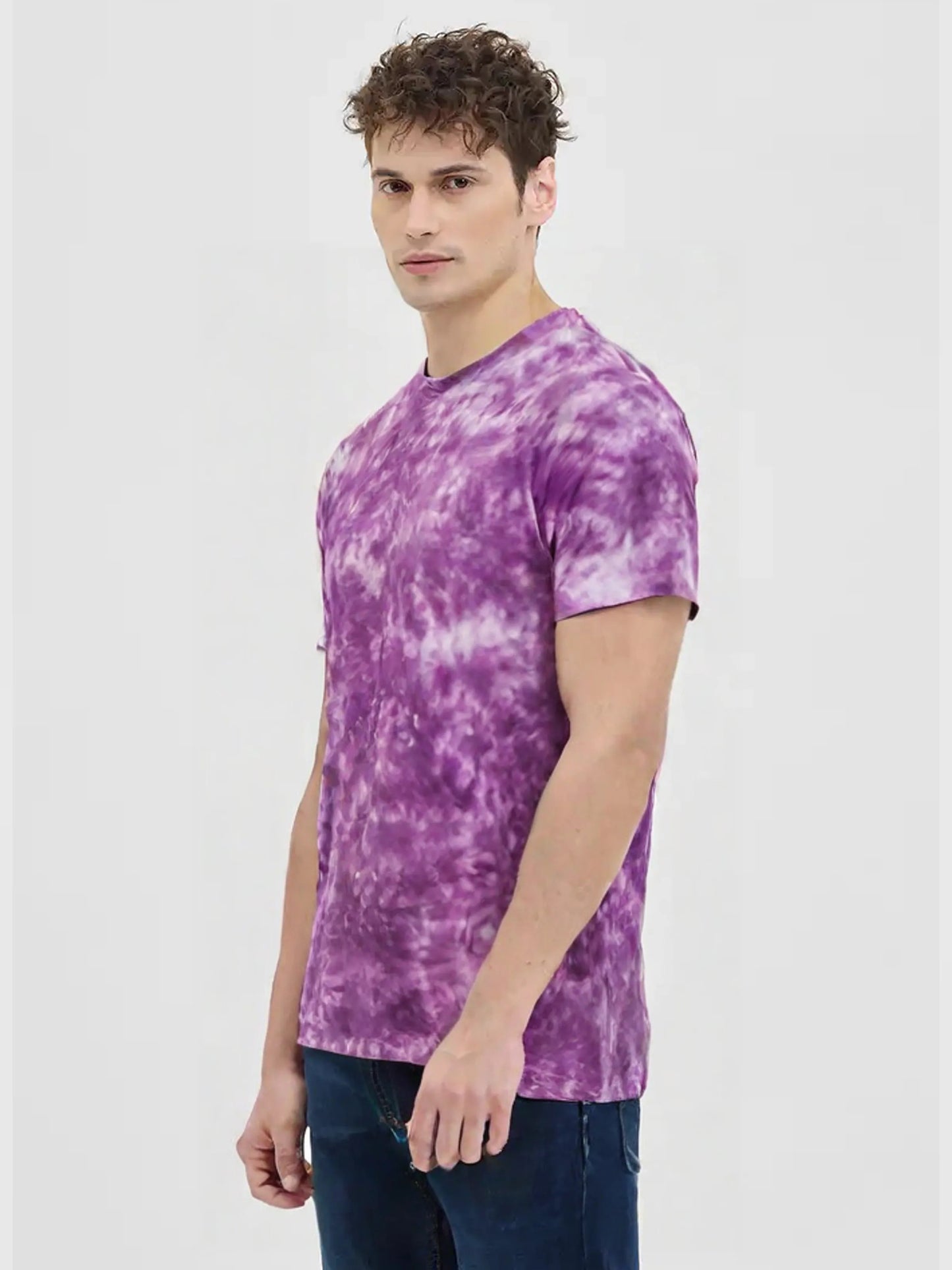 Classic Magenta Tie-Dye T-Shirt