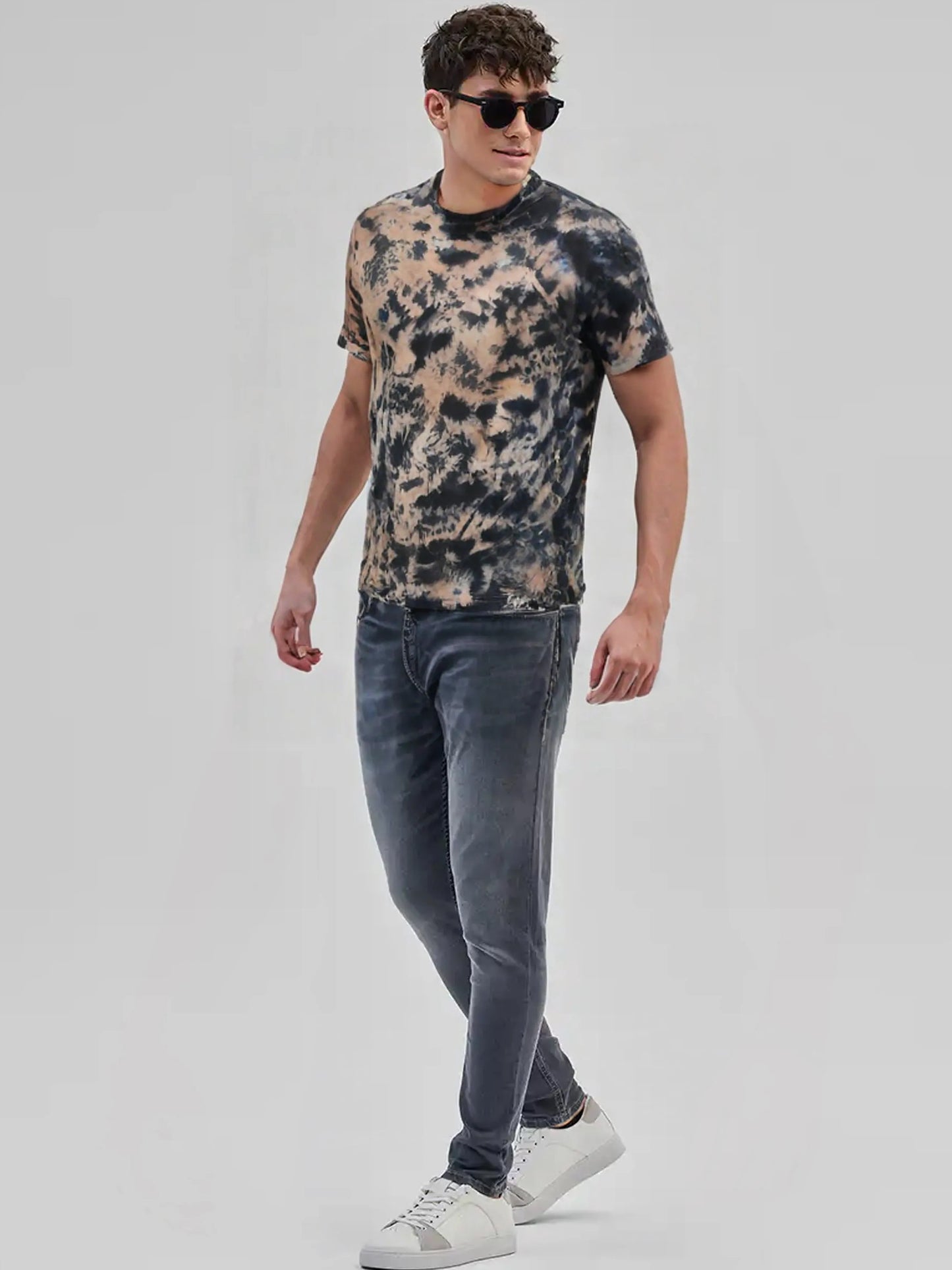 Classic Black Tie-Dye T-Shirt