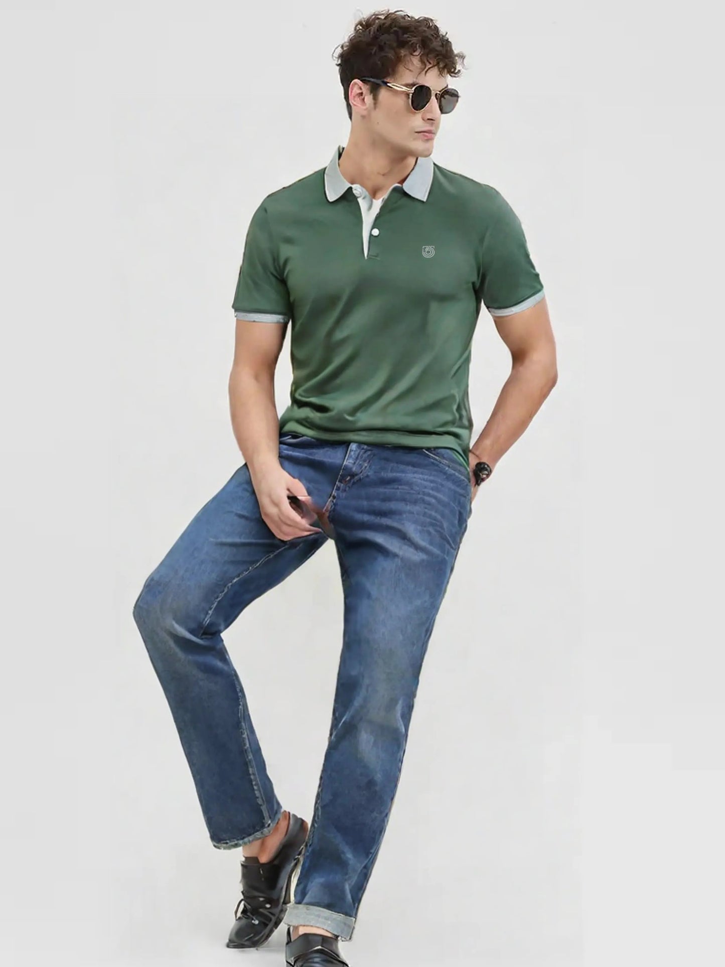 Elegance Green Polo Tees