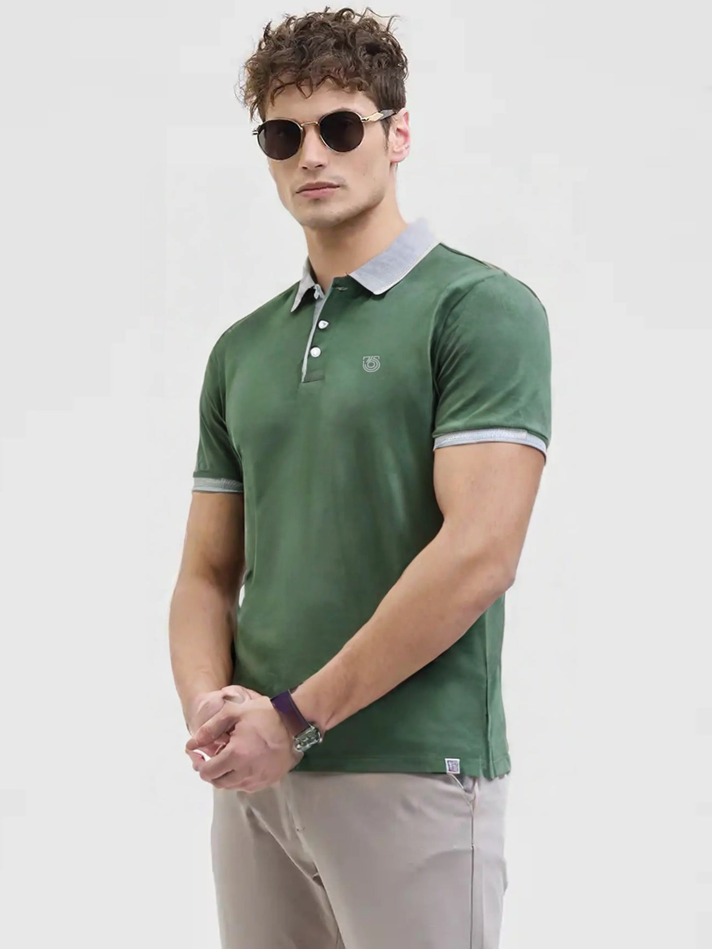 Elegance Green Polo Tees