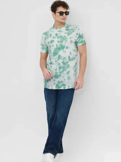 Classic Green Tie-Dye T-Shirt