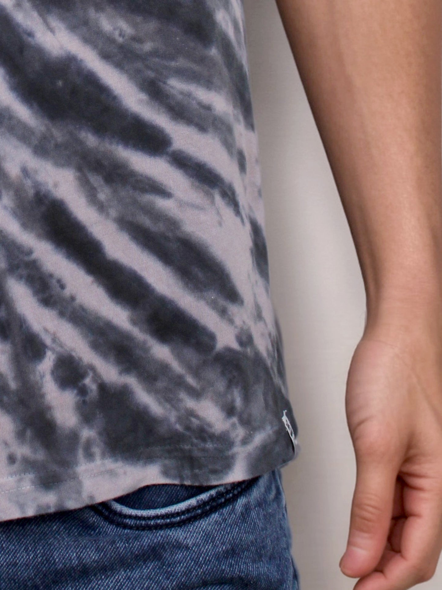 Classic Grey Tie-Dye T-Shirt