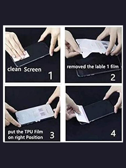 IPhone Back Tampered Glass Protector Guard | Slim and 9H Hardness Glass | Style: IP_BG_17