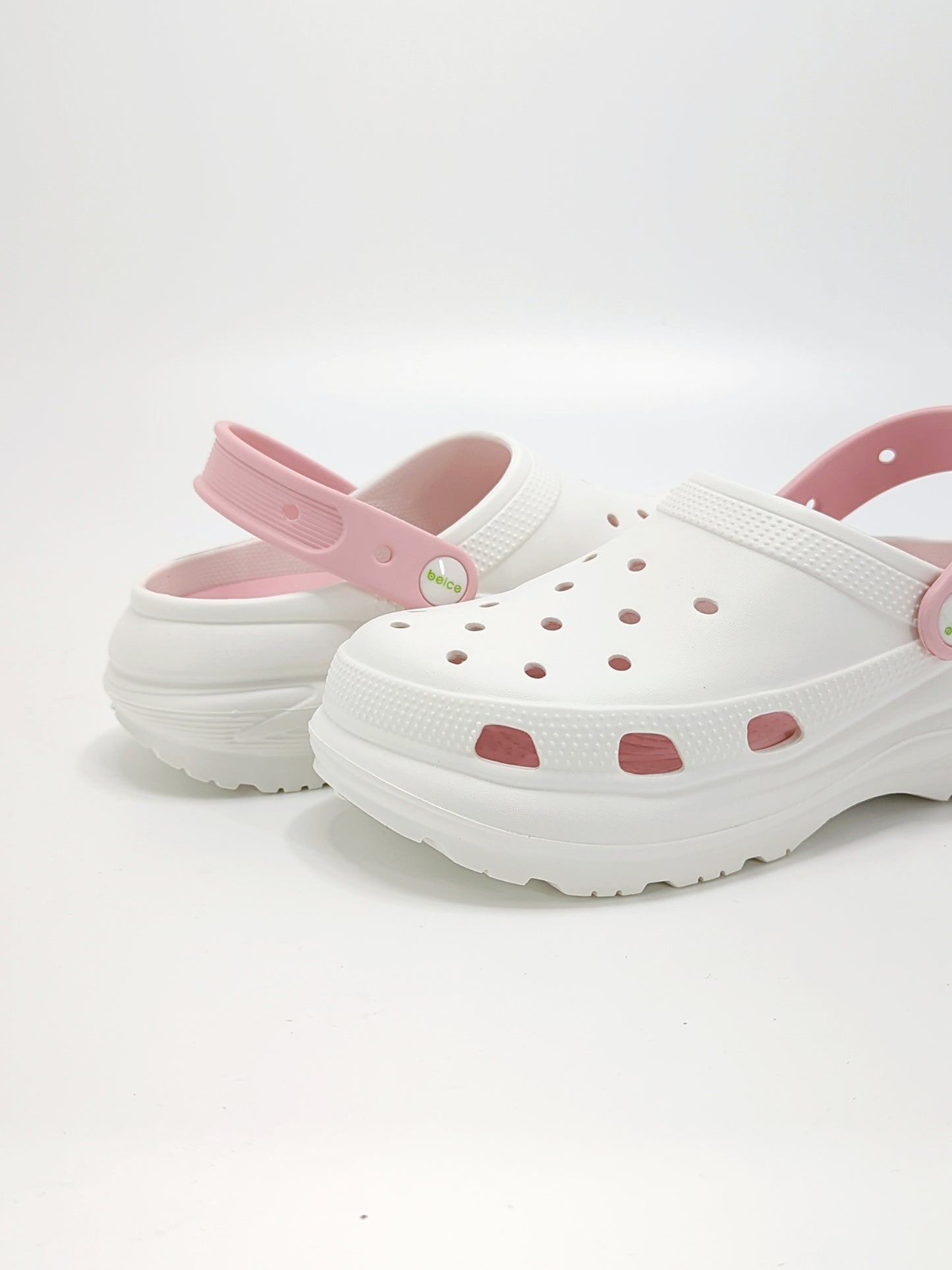 Elevated Clogs for Women | White