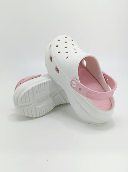 Elevated Clogs for Women | White