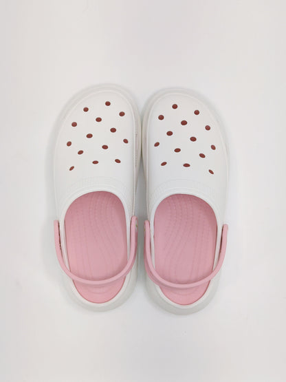 Elevated Clogs for Women | White