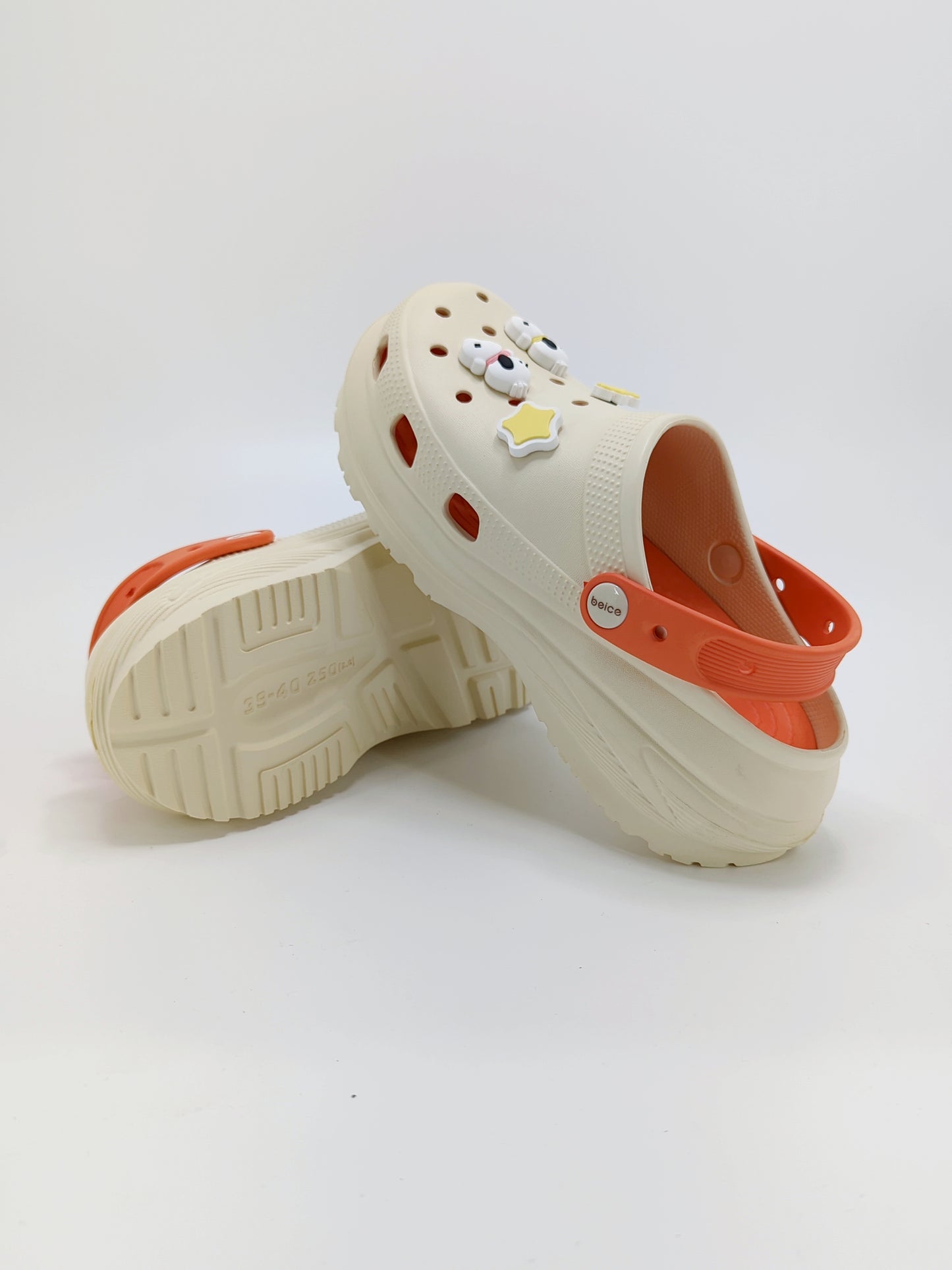 Elevated Clogs for Women | Cream