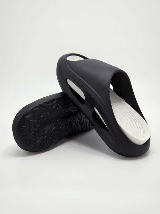 Modern Minimalist Slide for Men | Black