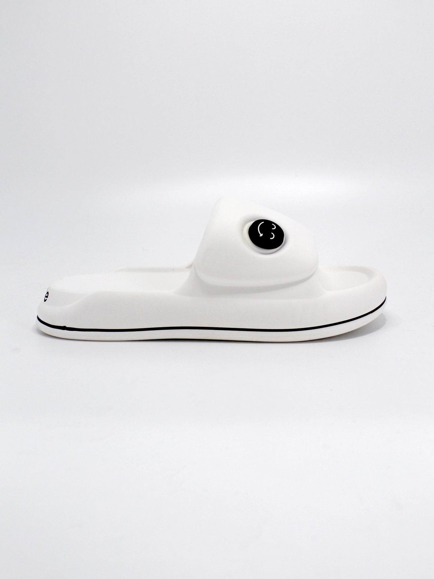 Classic Smiley Slide for Men | White