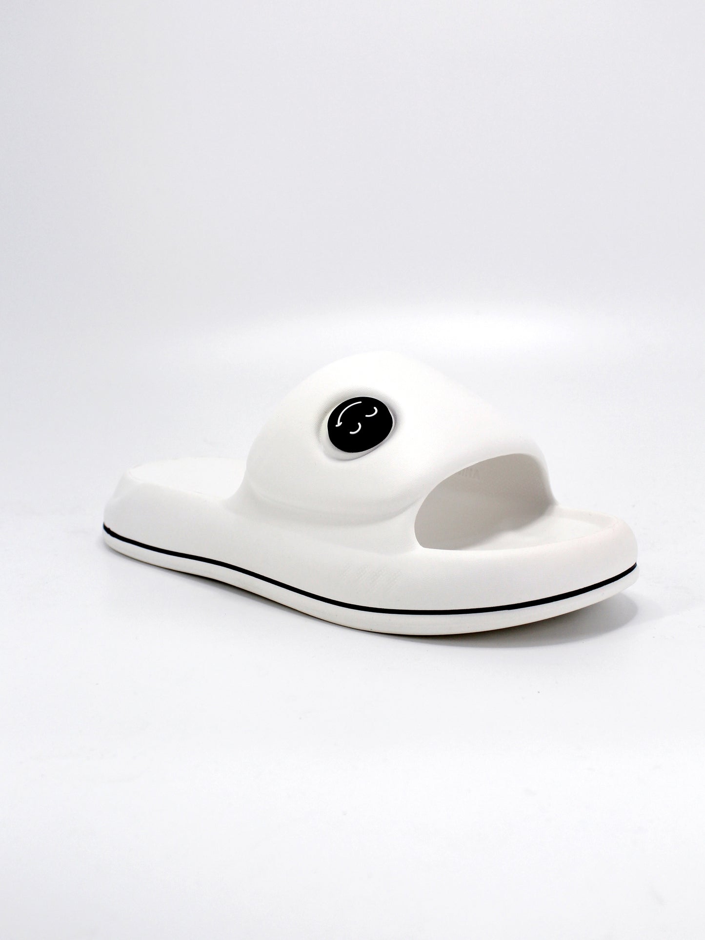 Classic Smiley Slide for Men | White