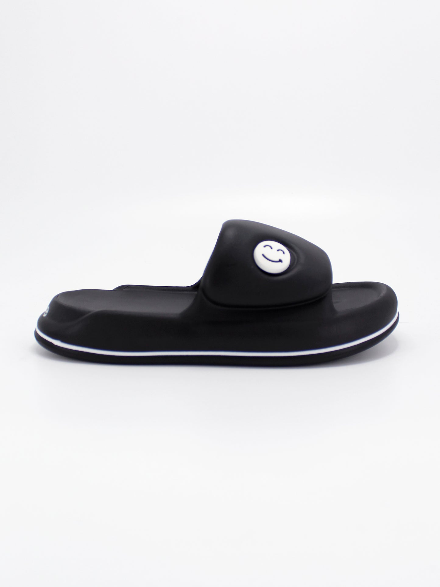 Classic Smiley Slide for Men | Black