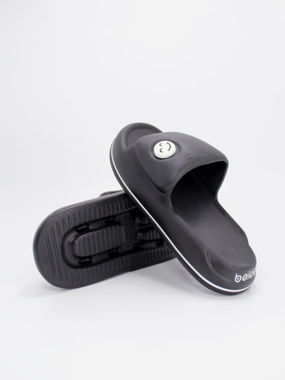 Classic Smiley Slide for Men | Black