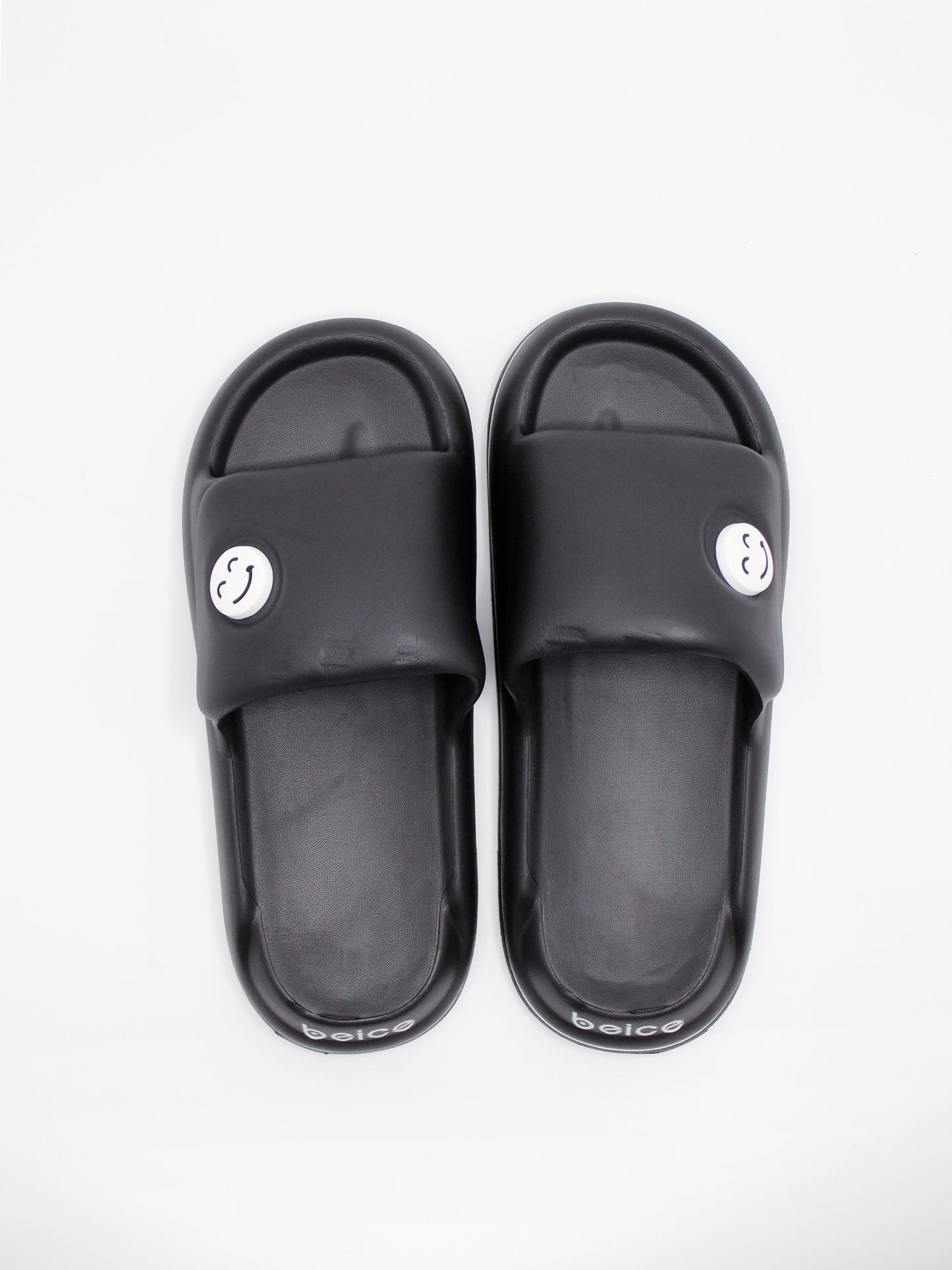 Classic Smiley Slide for Men | Black