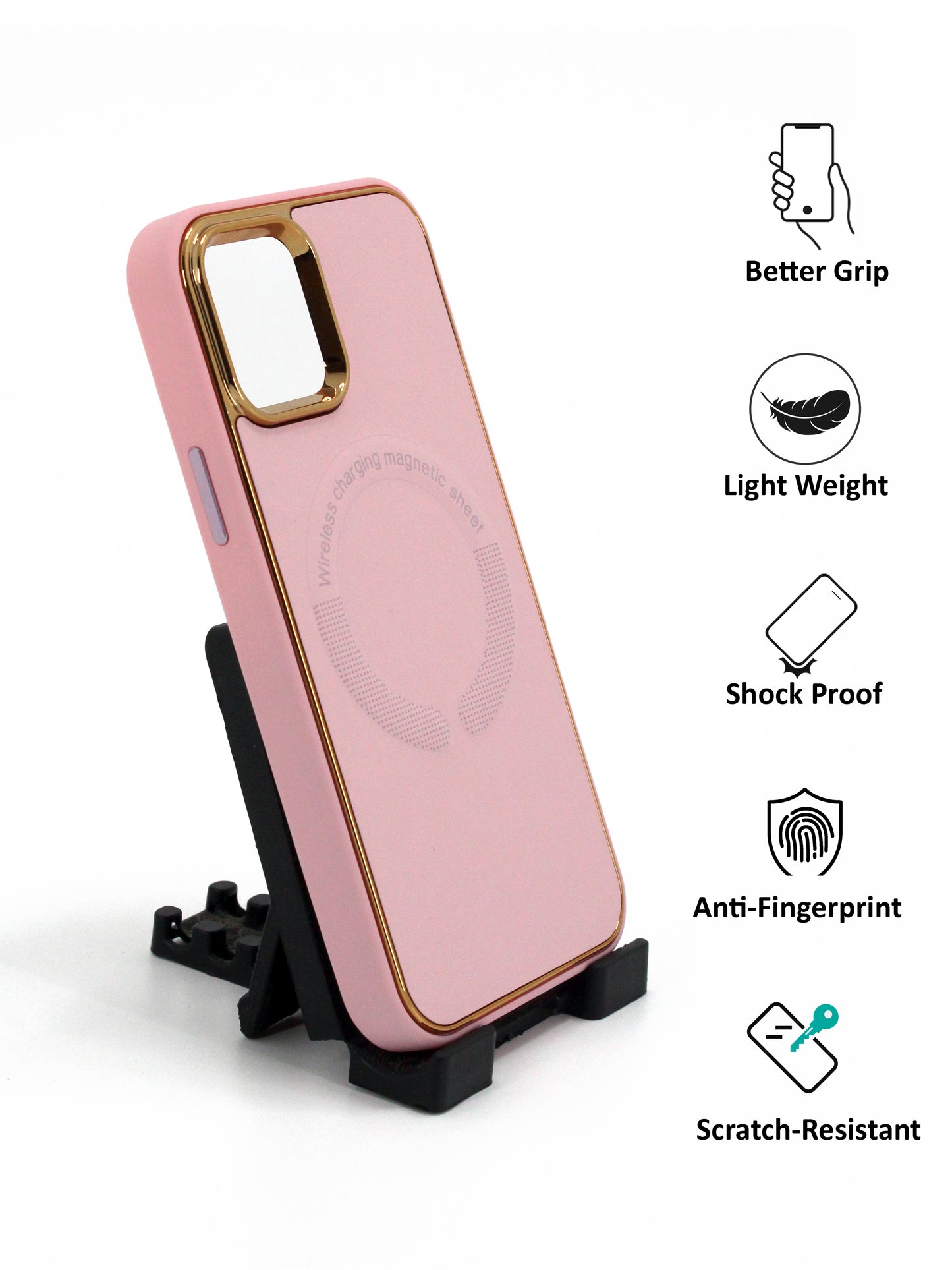 IPhone Premium Soft Polycarbonate Case/Cover | Pink Colour | Style: IP_02