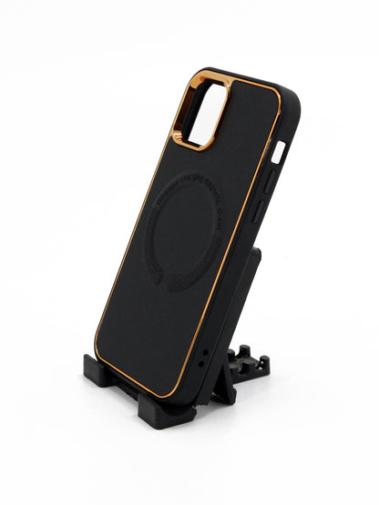 IPhone Premium Soft Polycarbonate Case/Cover | Black Colour | Style: IP_02