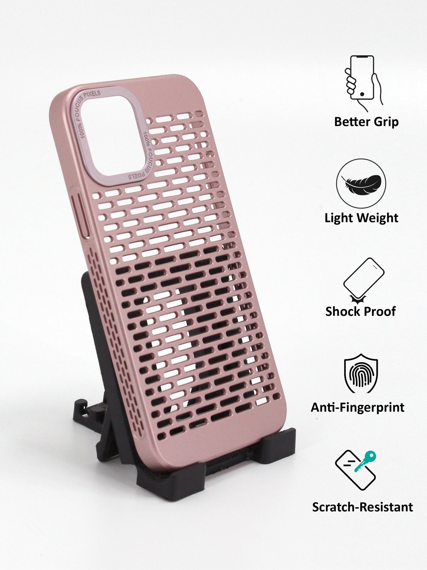 IPhone Premium Soft Polycarbonate Case/Cover | Pink Colour | Style: IP_01