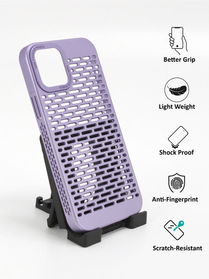 IPhone Premium Soft Polycarbonate Case/Cover | Purple Colour | Style: IP_01