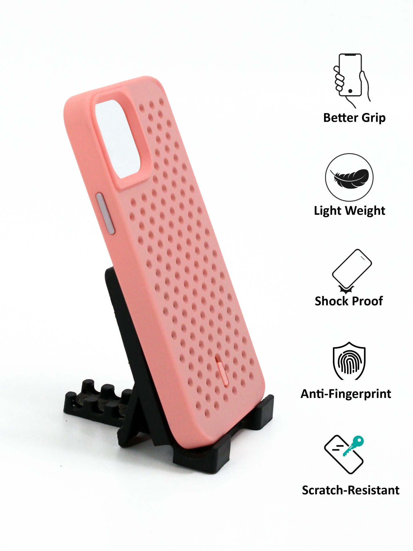 IPhone Premium Soft Polycarbonate Case/Cover | Pink Colour | Style: IP_05
