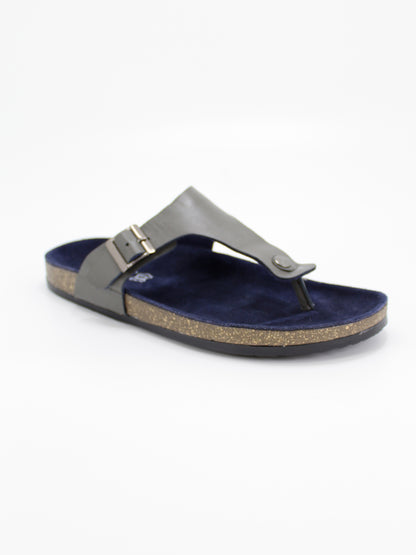 Men's PU Cork Light Weight Sandals | Grey Colour