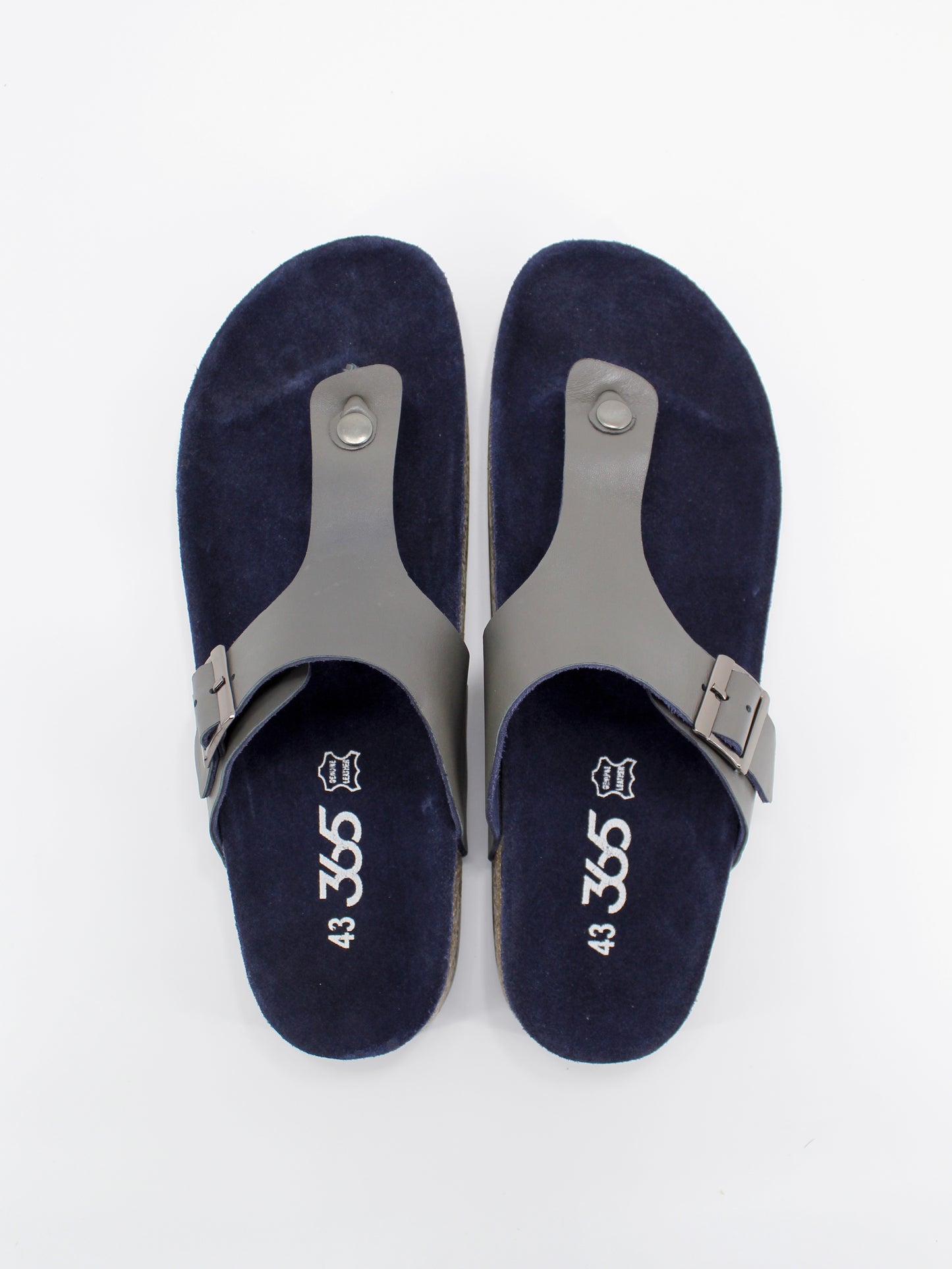 Men's PU Cork Light Weight Sandals | Grey Colour