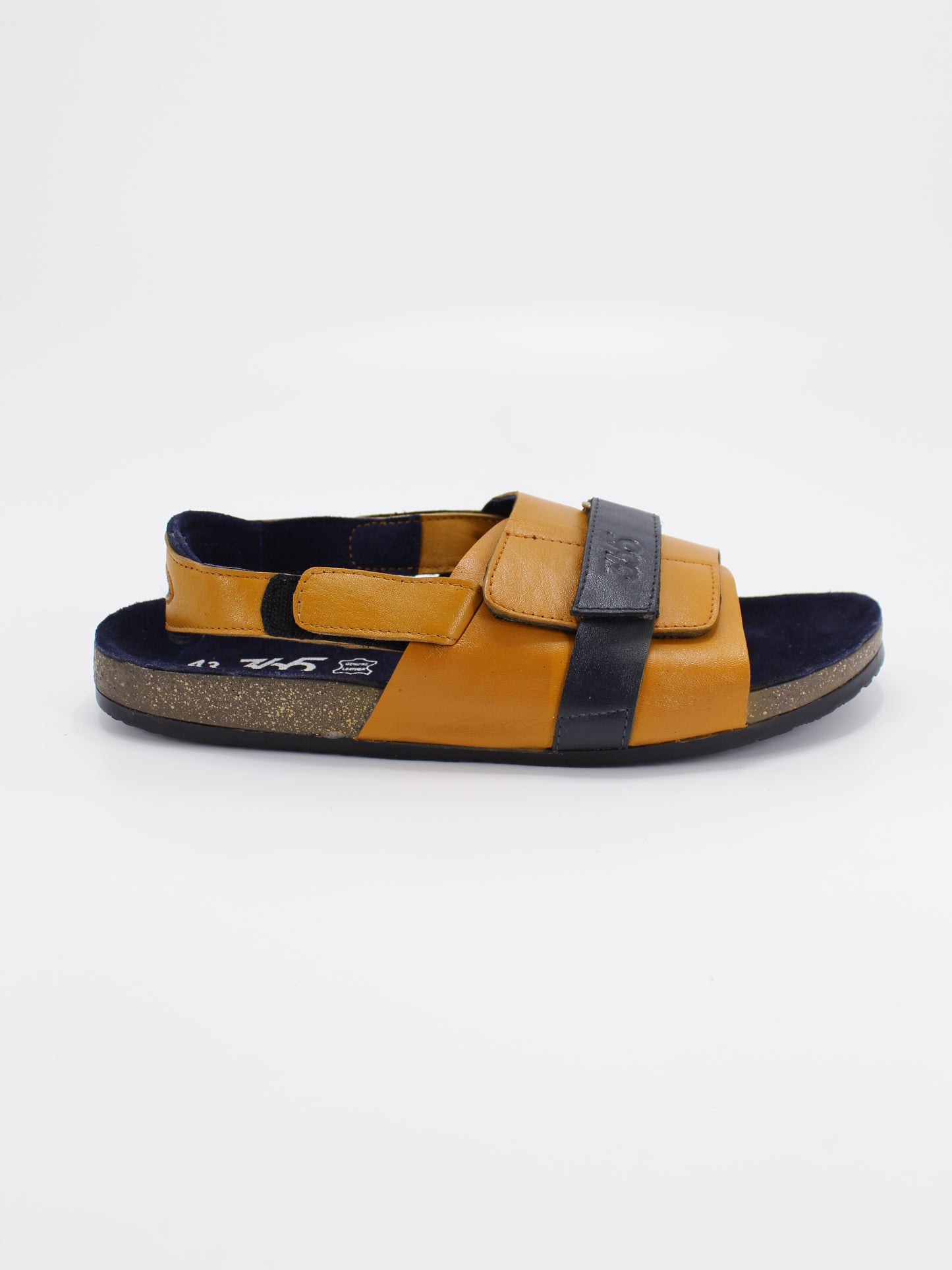 Men's PU Cork Light Weight Sandals | Tan Colour