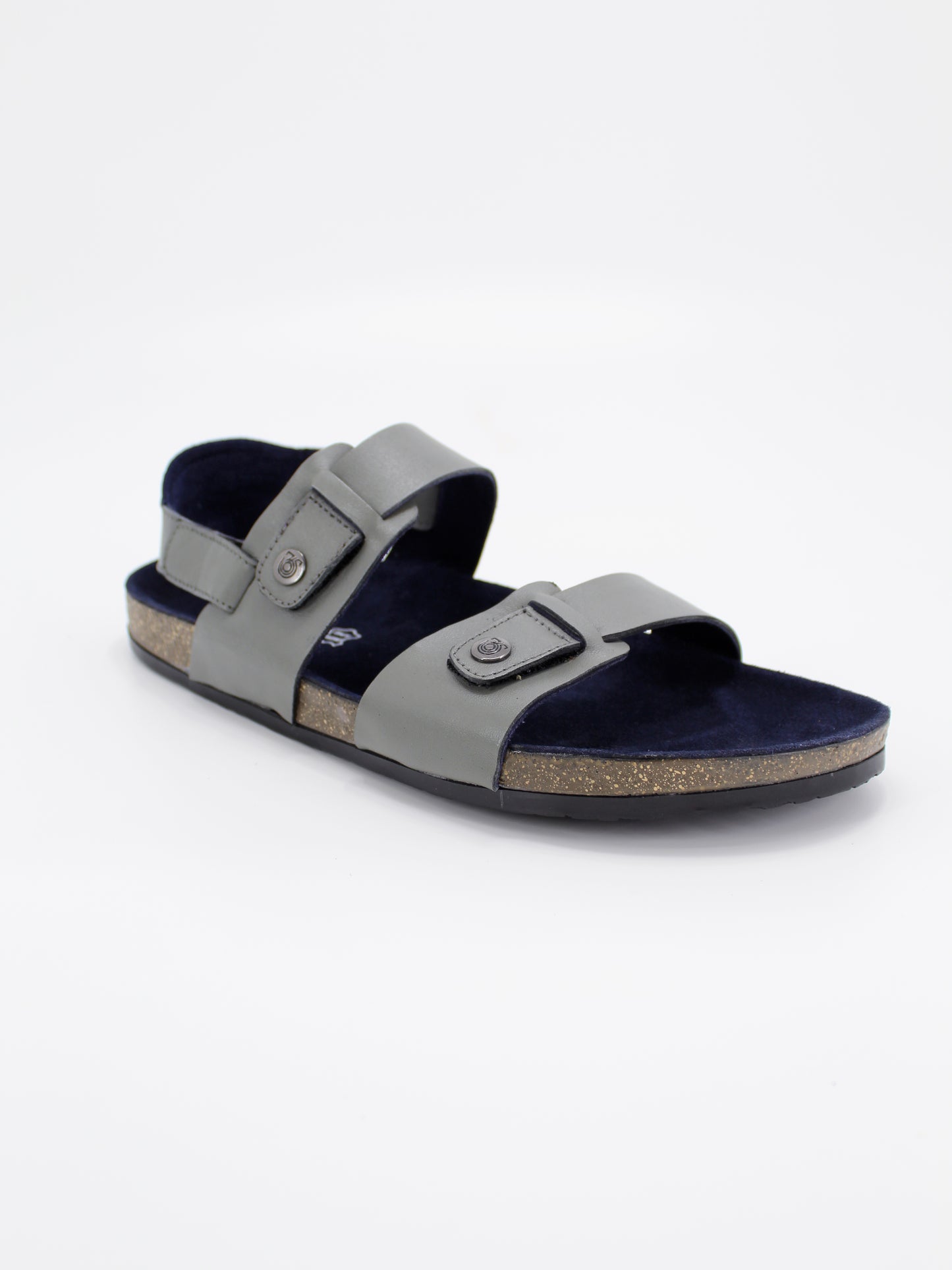 Men's PU Cork Light Weight Sandals | Grey Colour