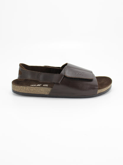 Men's PU Cork Light Weight Sandals | Brown Colour