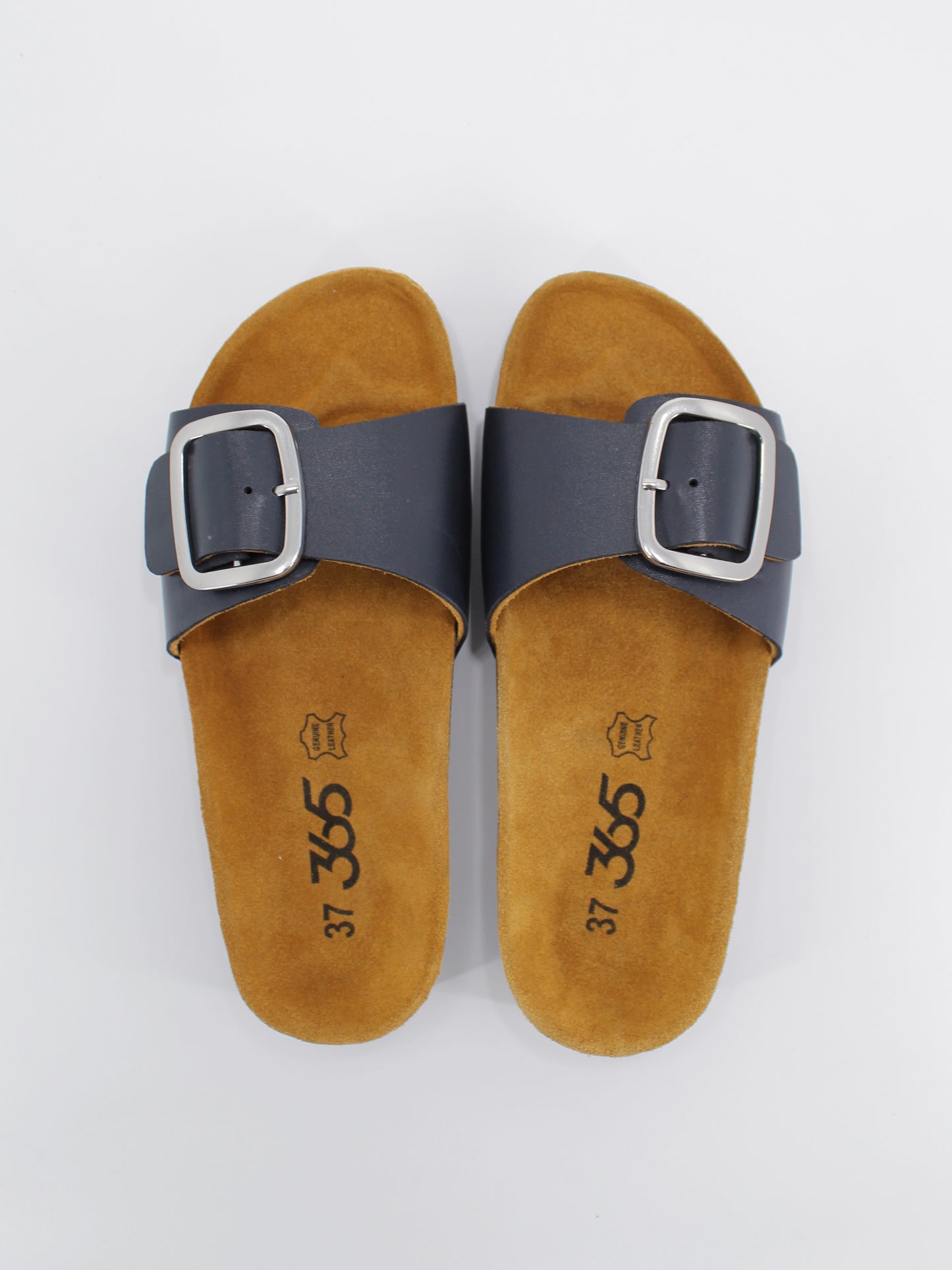 Women's PU Cork Light Weight Sandals | Dark Grey Colour