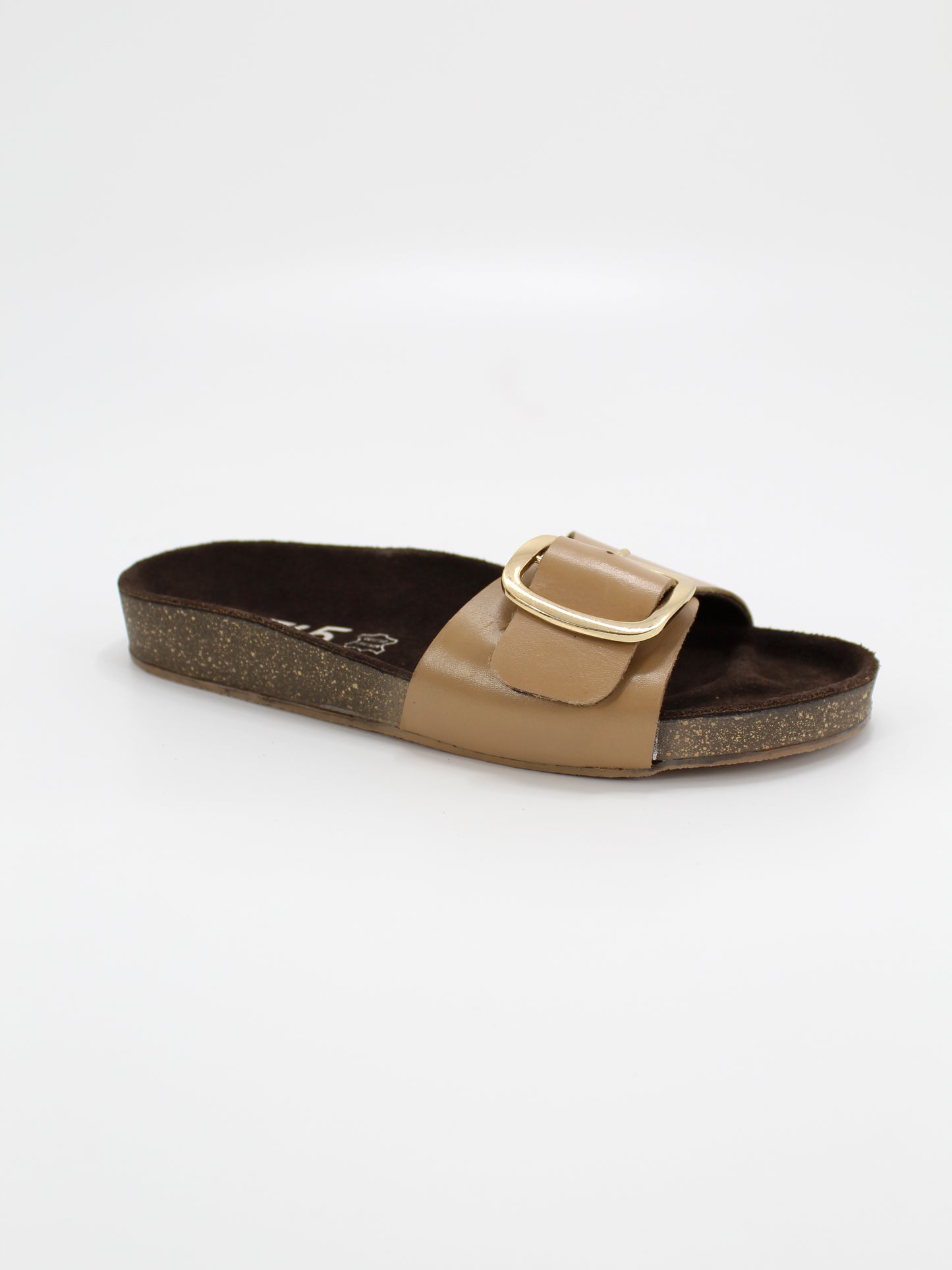 Women's PU Cork Light Weight Sandals | Beige Colour