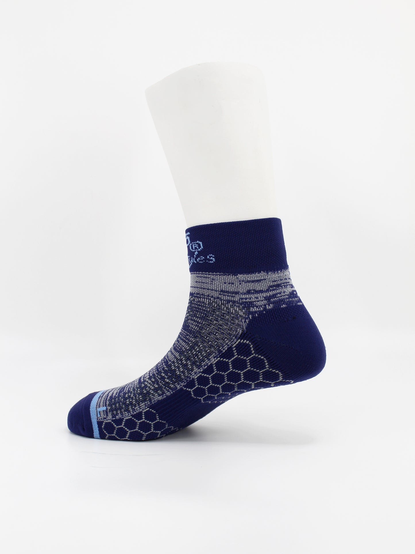 Unisex Cotton Terry Ankle Socks | Blue Color - Pack of 3