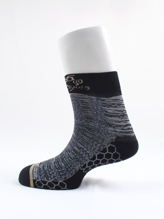 Unisex Cotton Full Length Socks | Black Color - Pack of 3