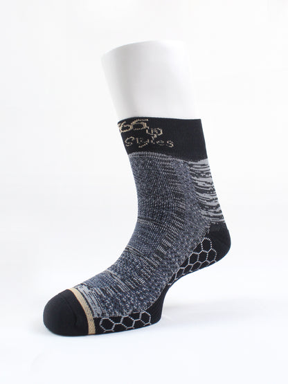 Unisex Cotton Full Length Socks | Black Color - Pack of 3