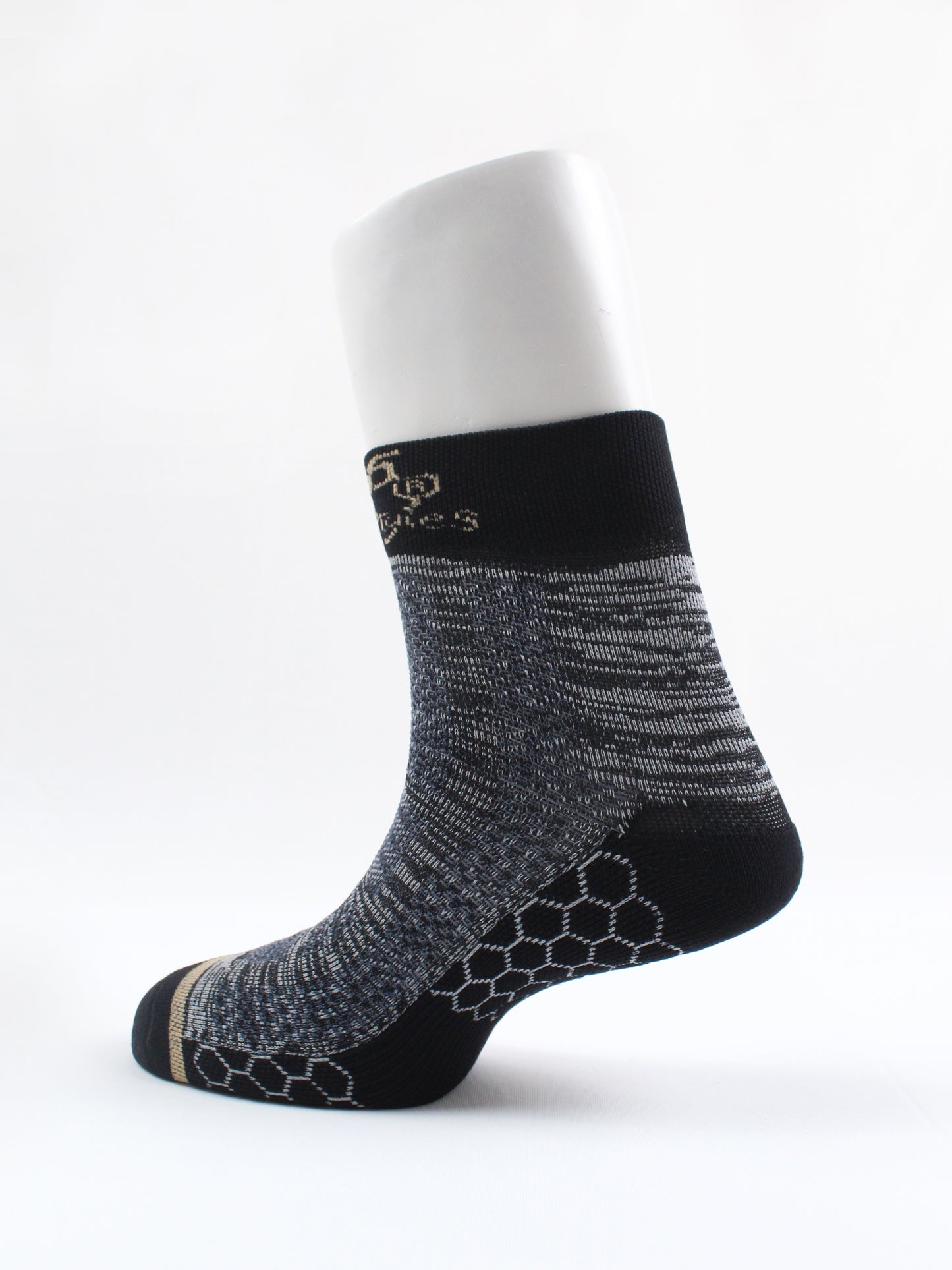 Unisex Cotton Full Length Socks | Black Color - Pack of 3