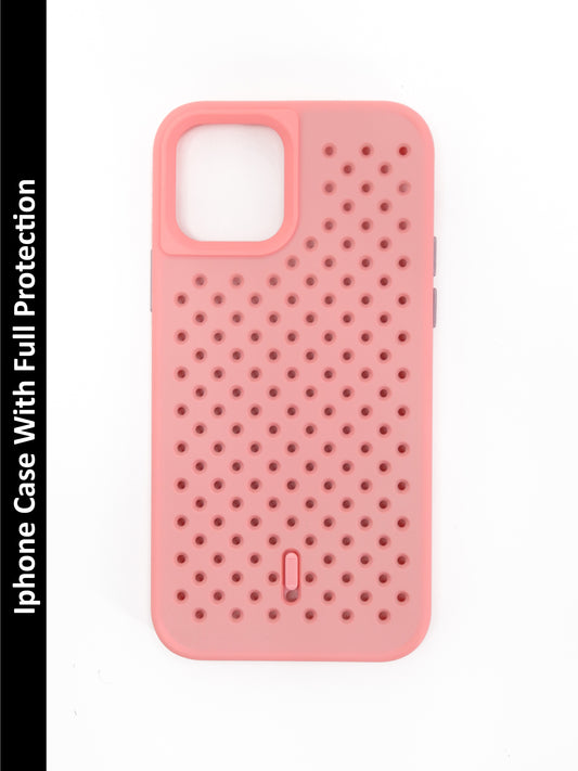 IPhone Premium Soft Polycarbonate Case/Cover | Pink Colour | Style: IP_05